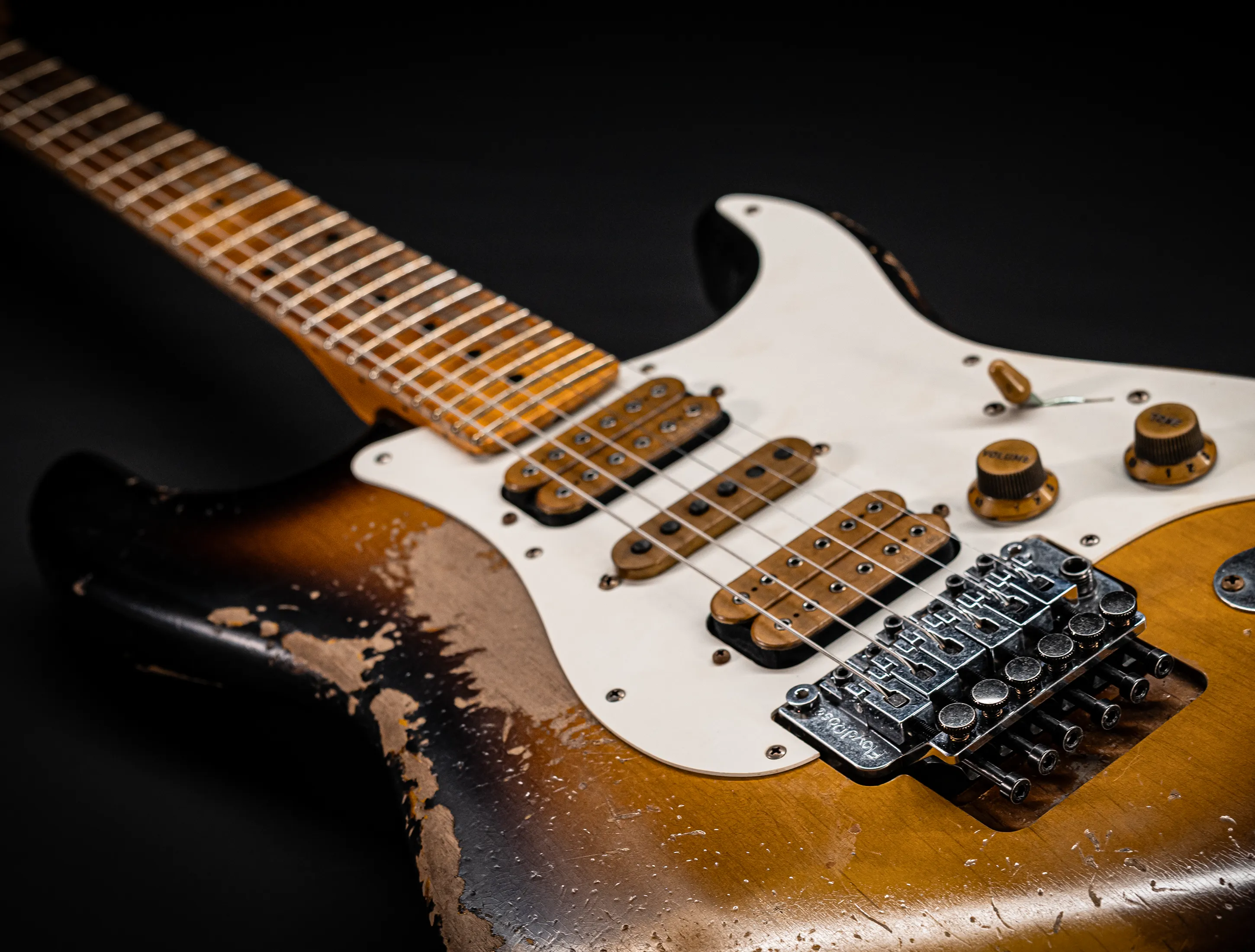Fender MBD II 1956 FLOYD ROSE Stratocaster MIDAS Super Heavy Relic - Sunburst
