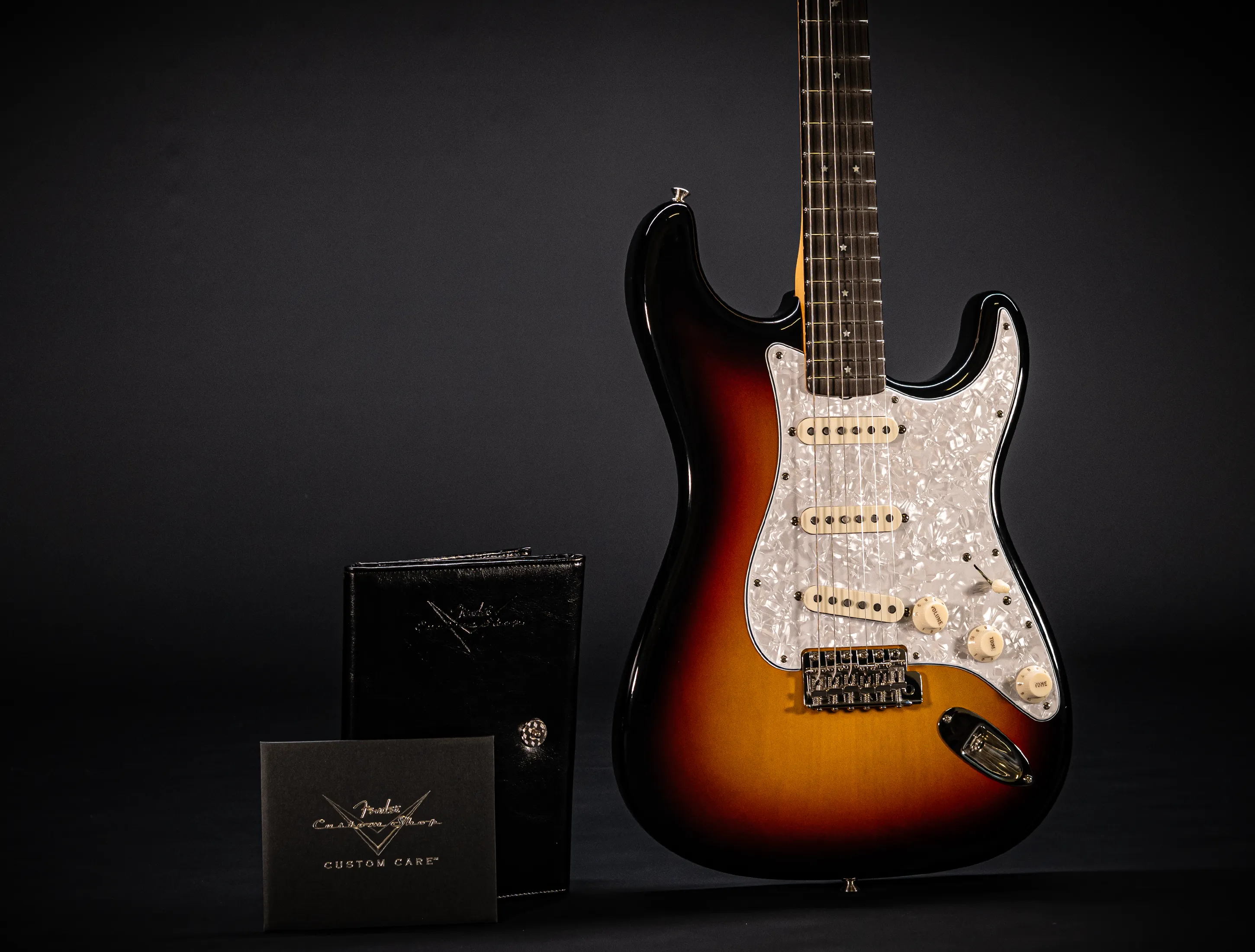 Fender MBD Limited 60s SMALL STARS Stratocaster NOS flame Neck - Sunburst