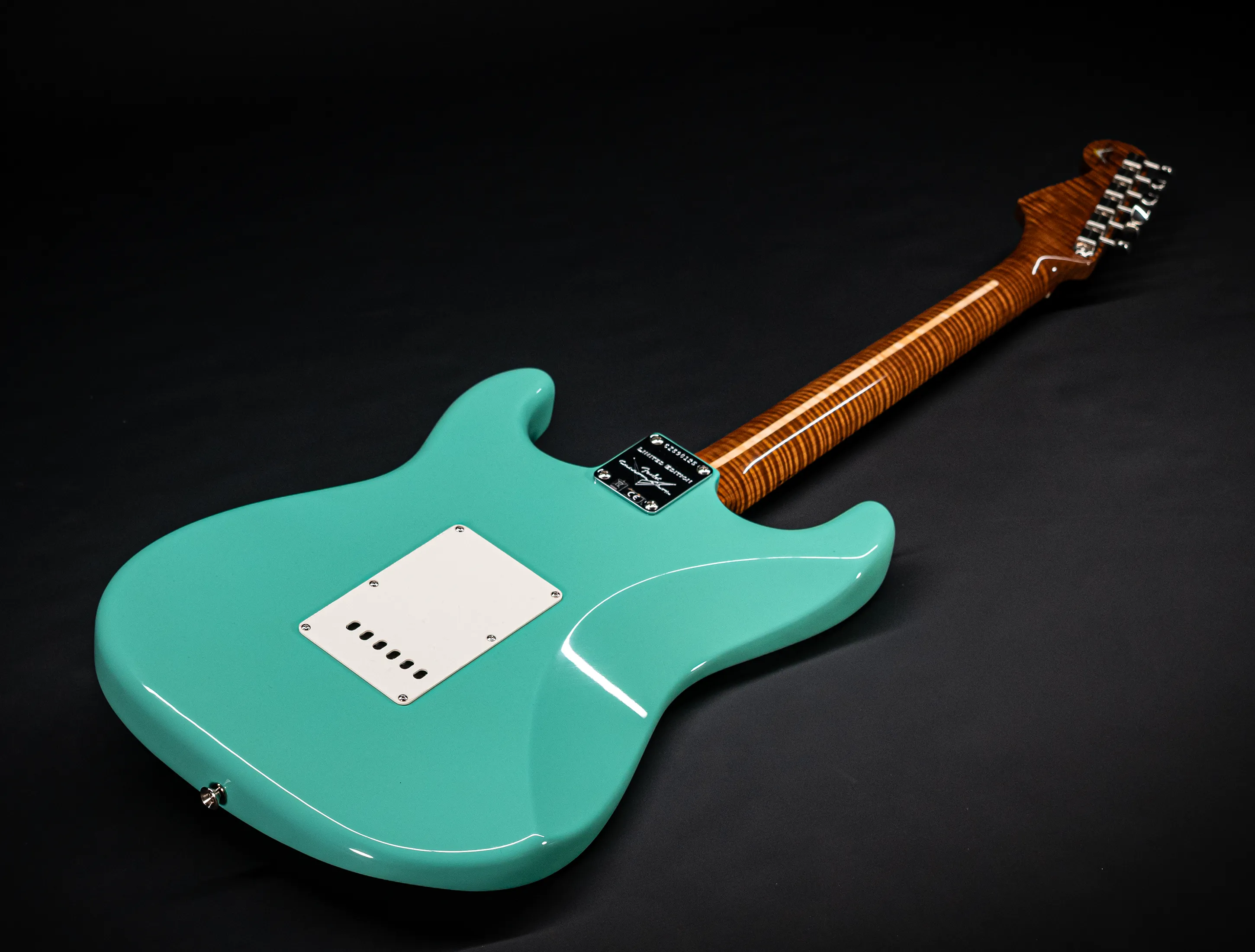 Fender 50`s Limited Stratocaster NOS Mastergrade roasted Flame AAAA Neck - Sea Foam Green