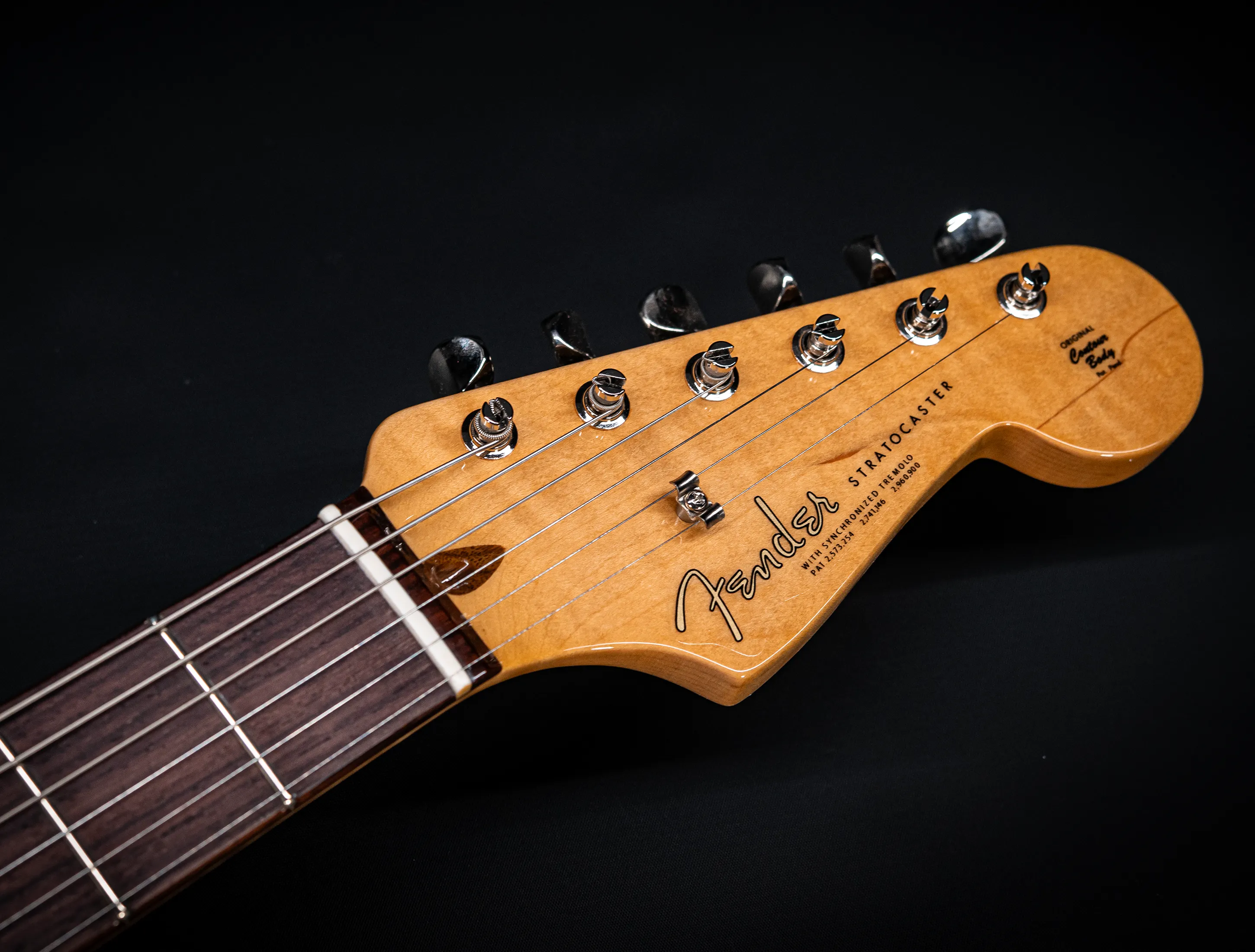 Fender MBD 1963 Stratocaster Prestige NOS flame Neck - Shell Pink