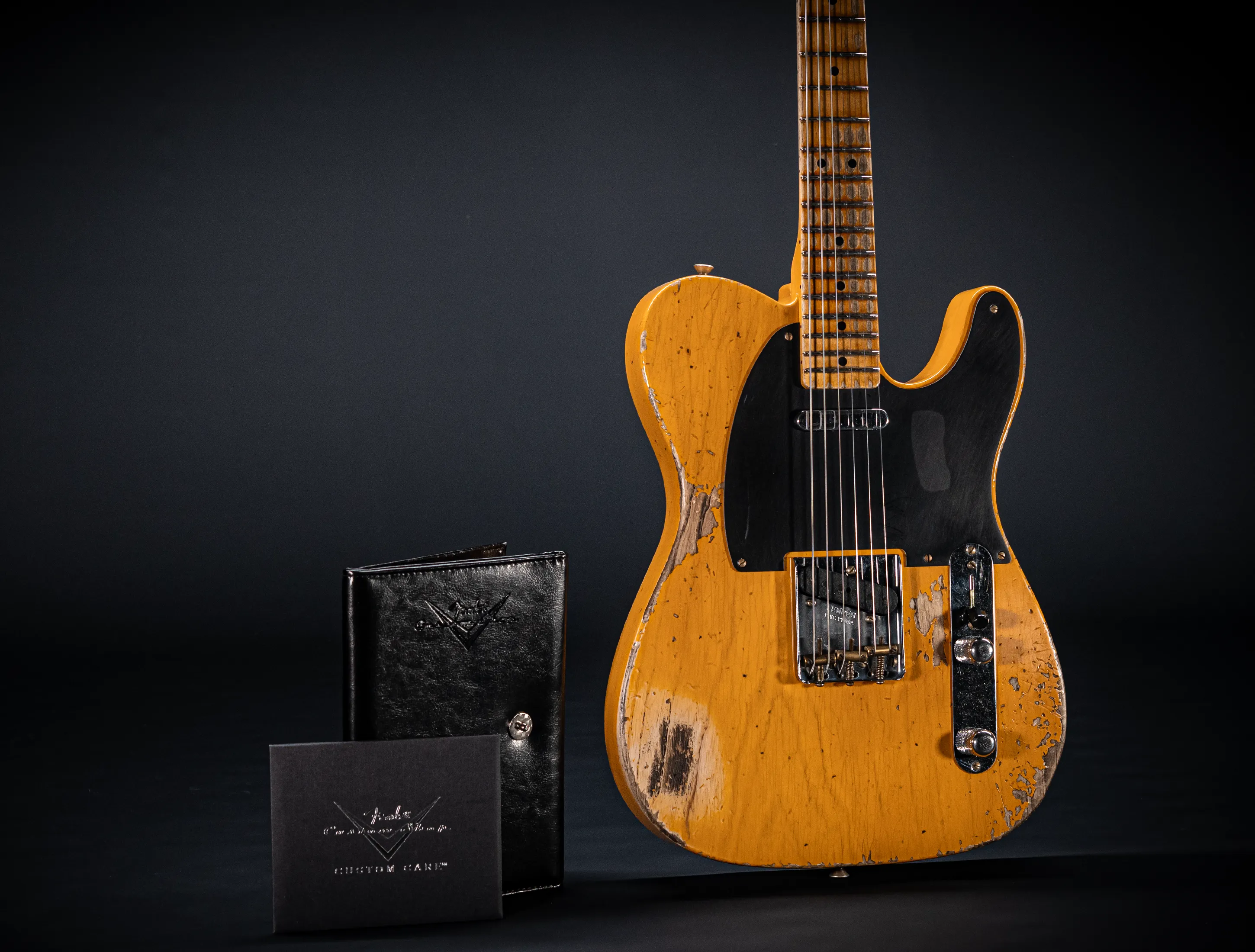 Fender MBD 1952 Telecaster Heavy Relic 1pc Ash Body - Butterscotch Blonde