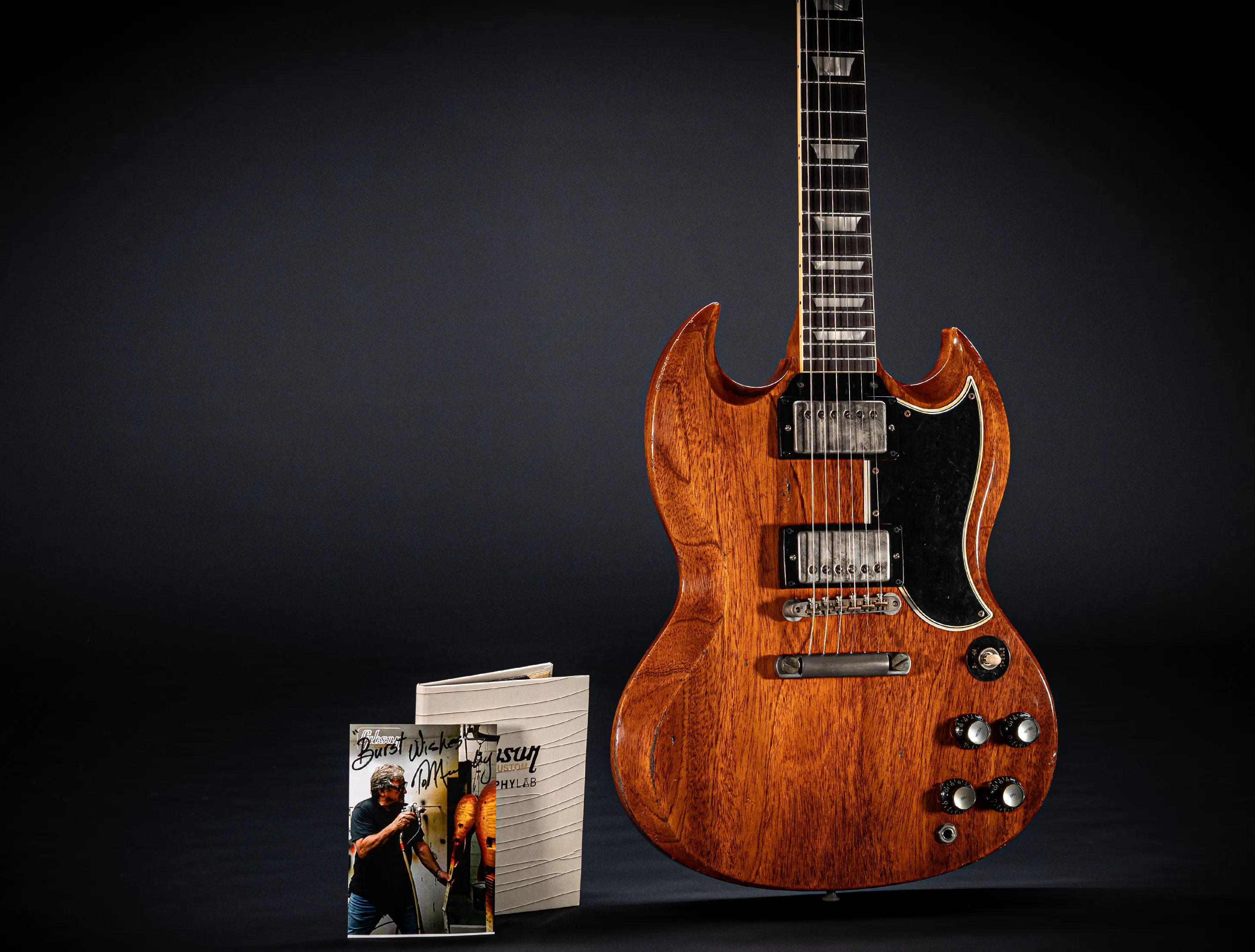 Gibson SG 1961 Standard Murphy Lab Heavy Aged "Factory Special" Antique Faded Brown