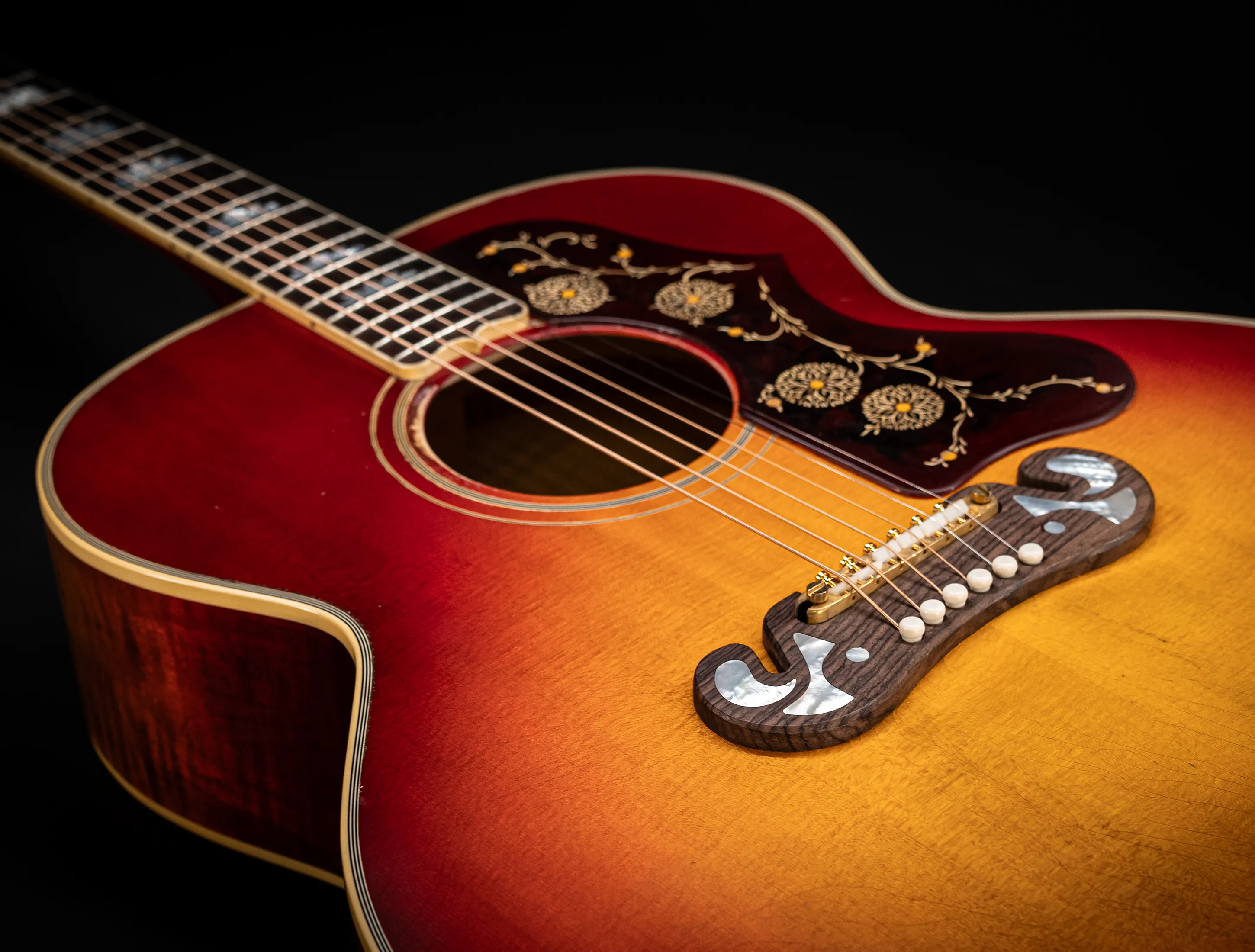 a172030 Gibson Jimmy Page 1964 SJ200 Signed - Musikhaus Hermann