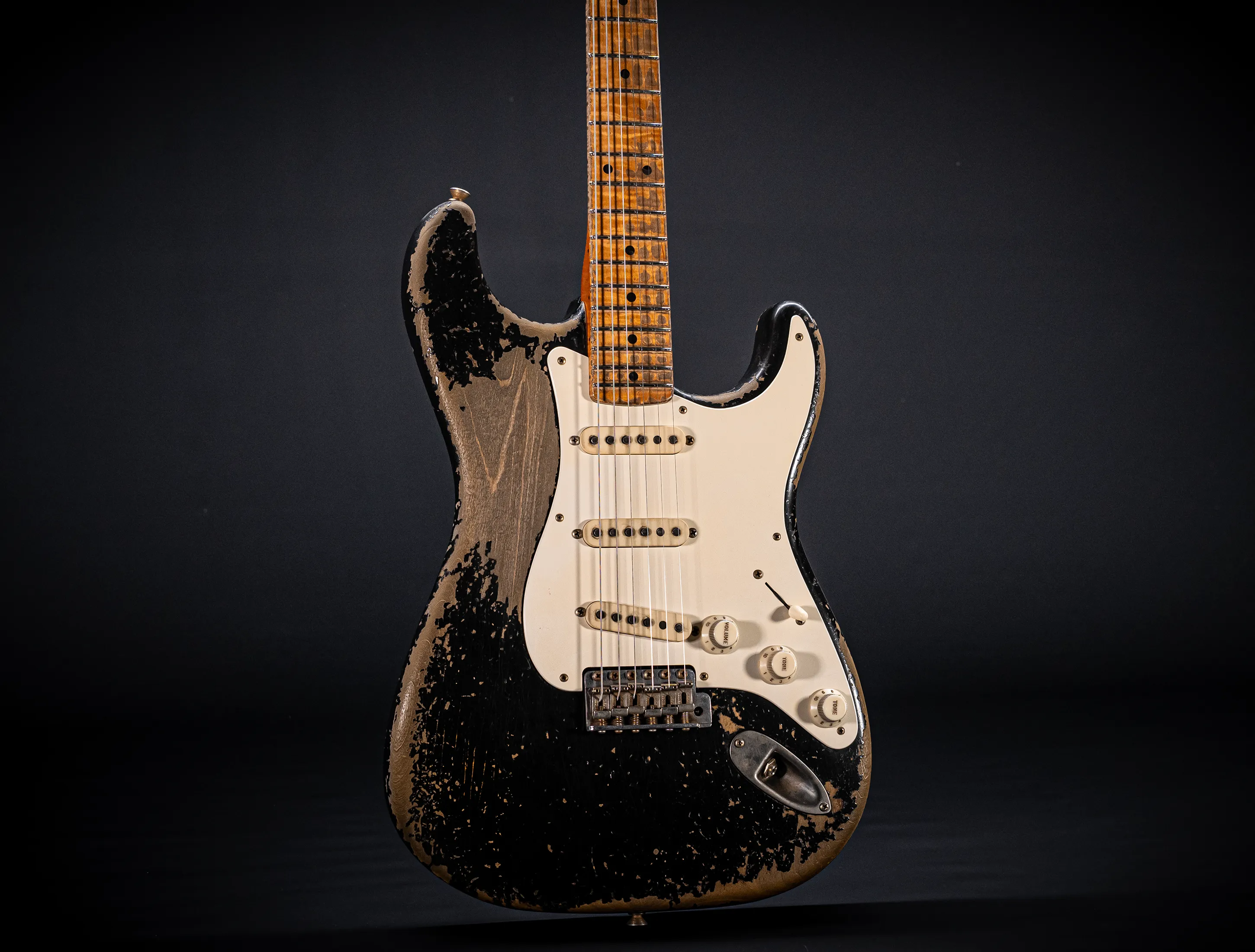 Fender Senior Masterbuilt Dale Wilson 1957 Stratocaster Heavy Relic - faded Black