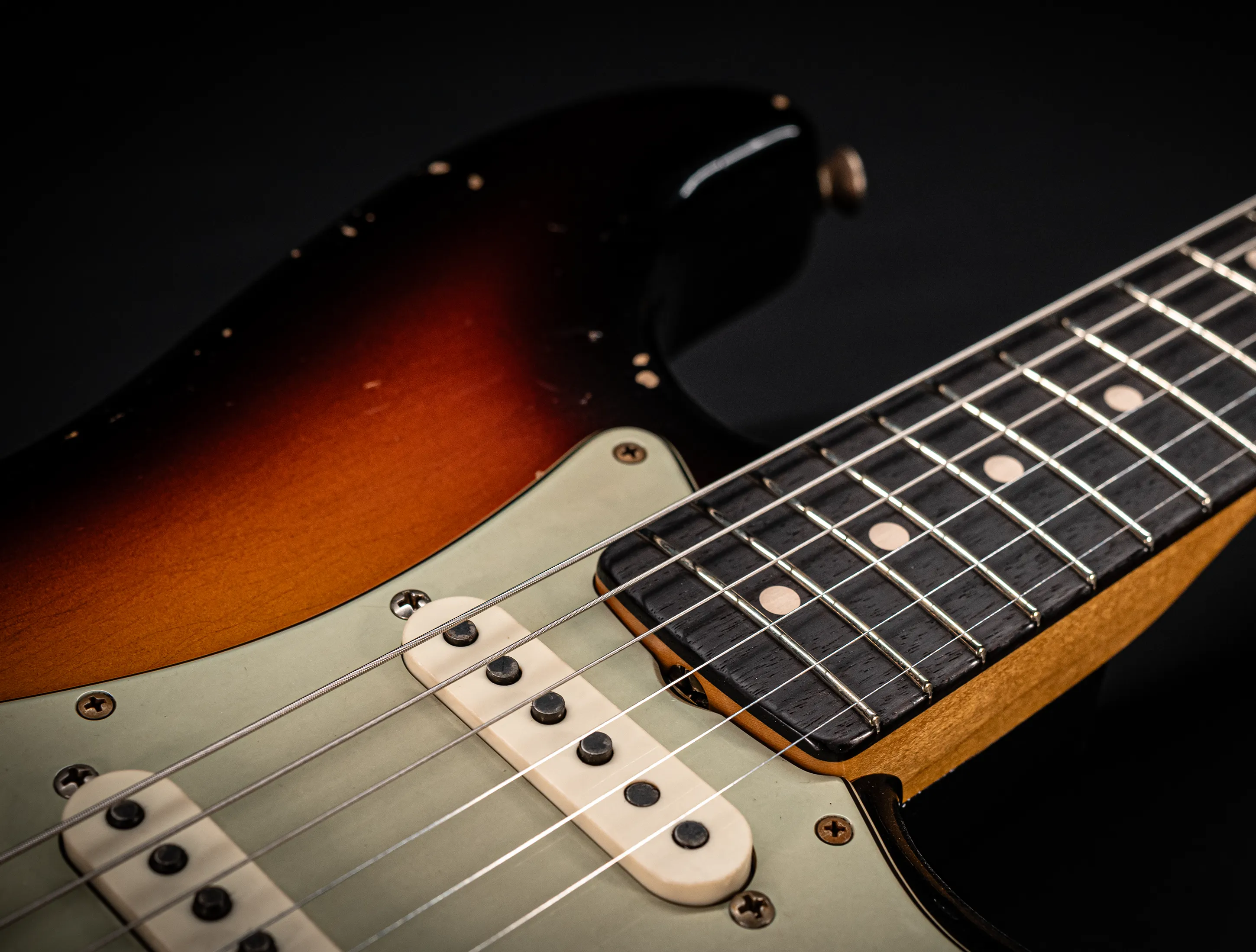 Fender Senior Masterbuilt Todd Krause 1963 Hardtail Humbucker Stratocaster Relic - Sunburst