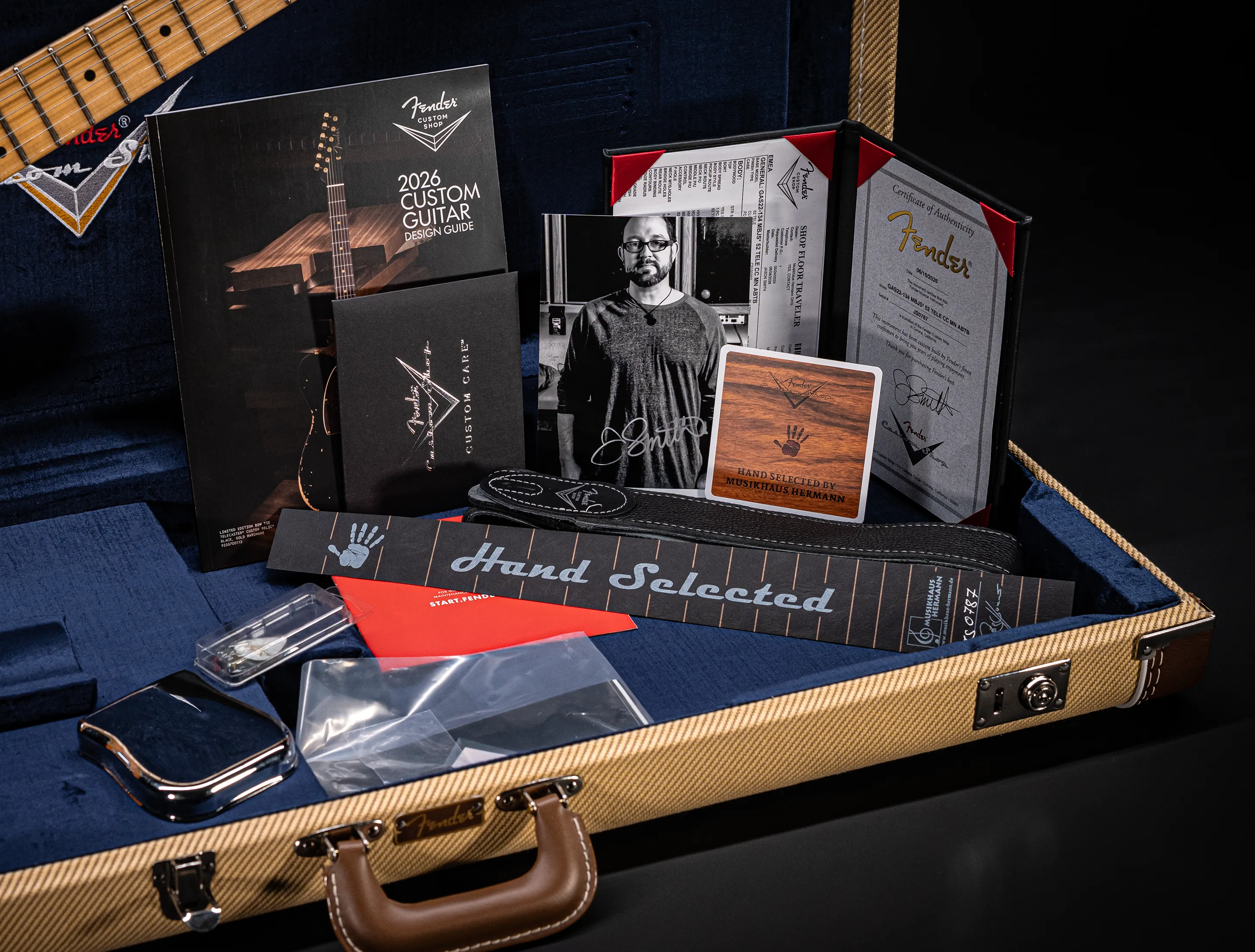 Fender Senior Masterbuilt Jason Smith 1952 Telecaster Closet Classic - 1pc Ash Antique Butterscotch Blonde