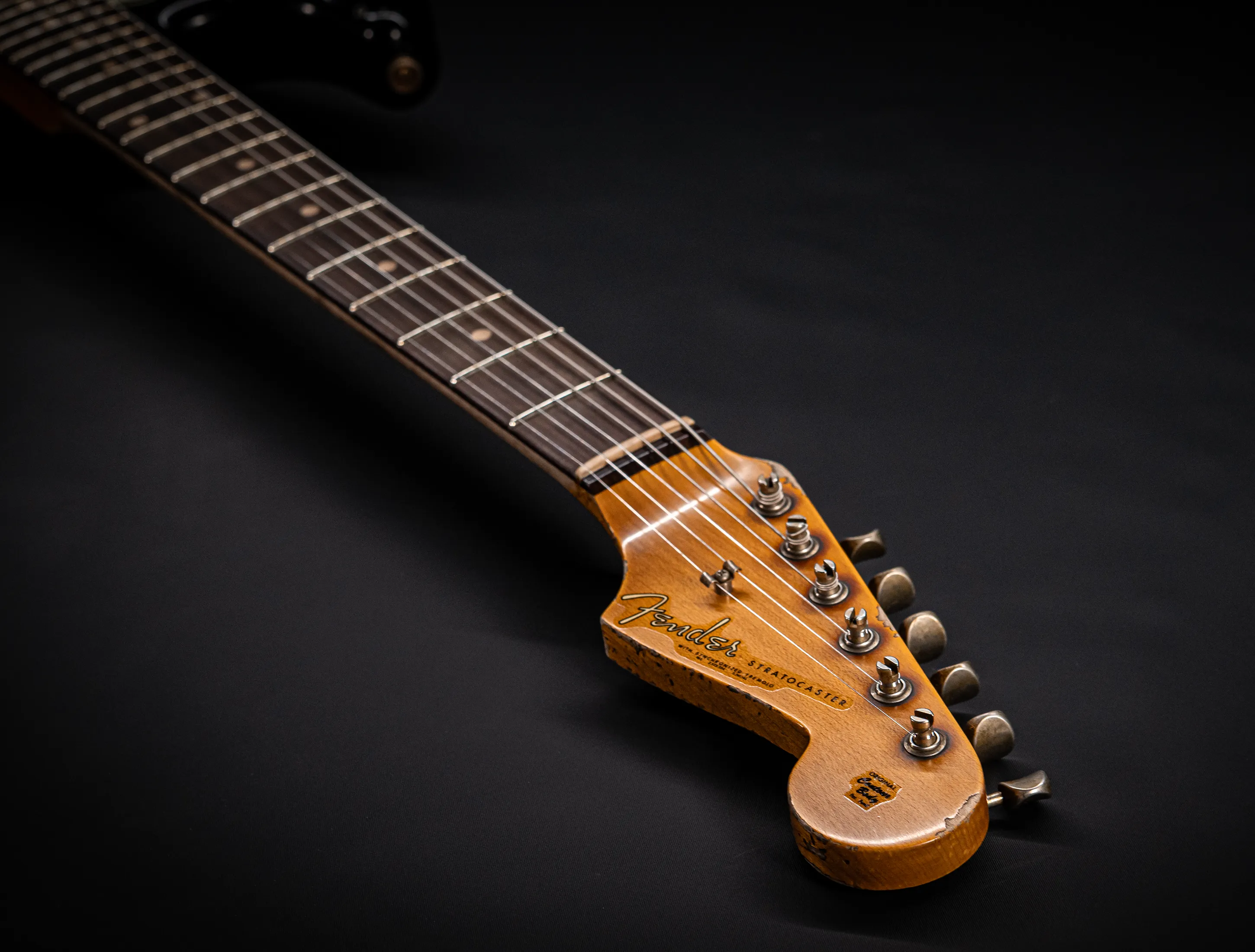 Fender MBD II 1962 Stratocaster MIDAS Super Heavy Relic - ASH Body Black