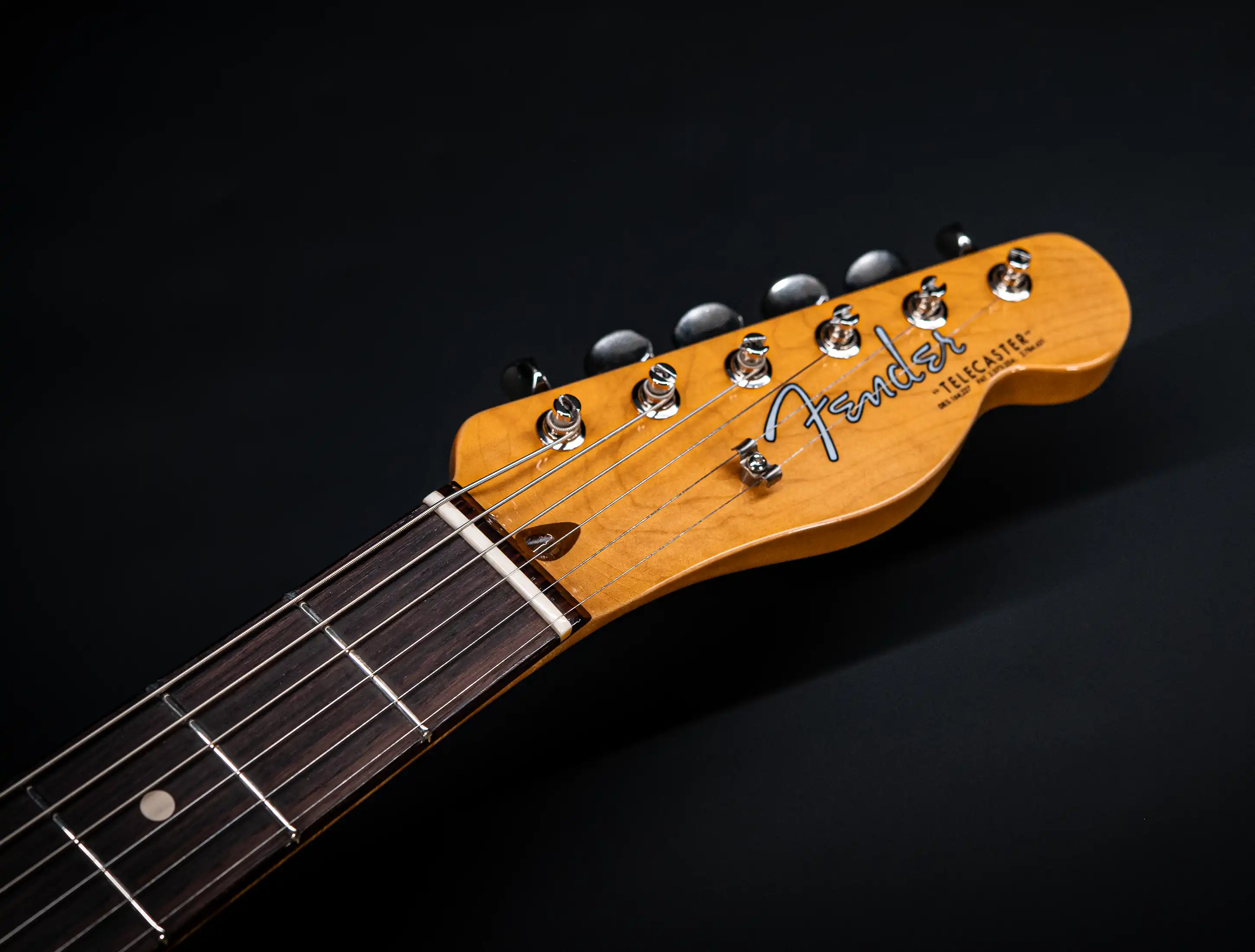 a154587 Fender-MBD-Limited-1963-Telecaster-Timeless-NOS-flame-Neck-Sunburst