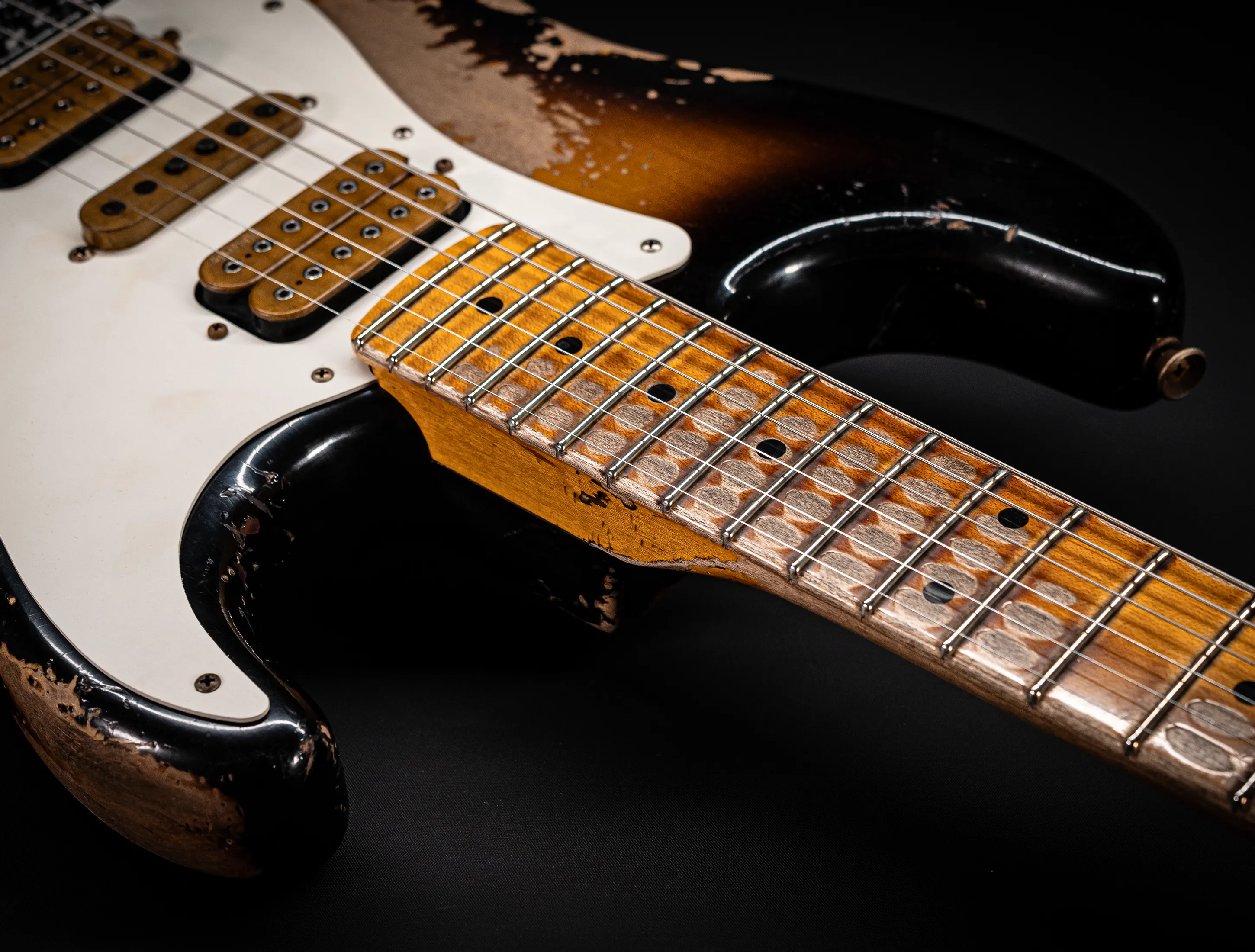 Fender MBD II 1956 FLOYD ROSE Stratocaster MIDAS Super Heavy Relic - Sunburst