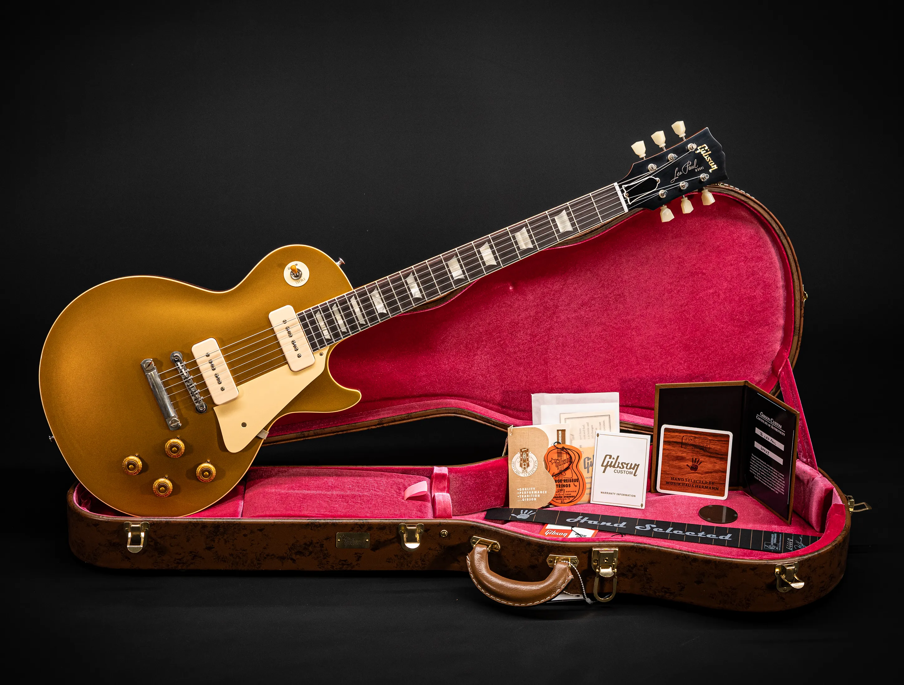 a165503 Gibson Les Paul 1956 Goldtop P90 VOS