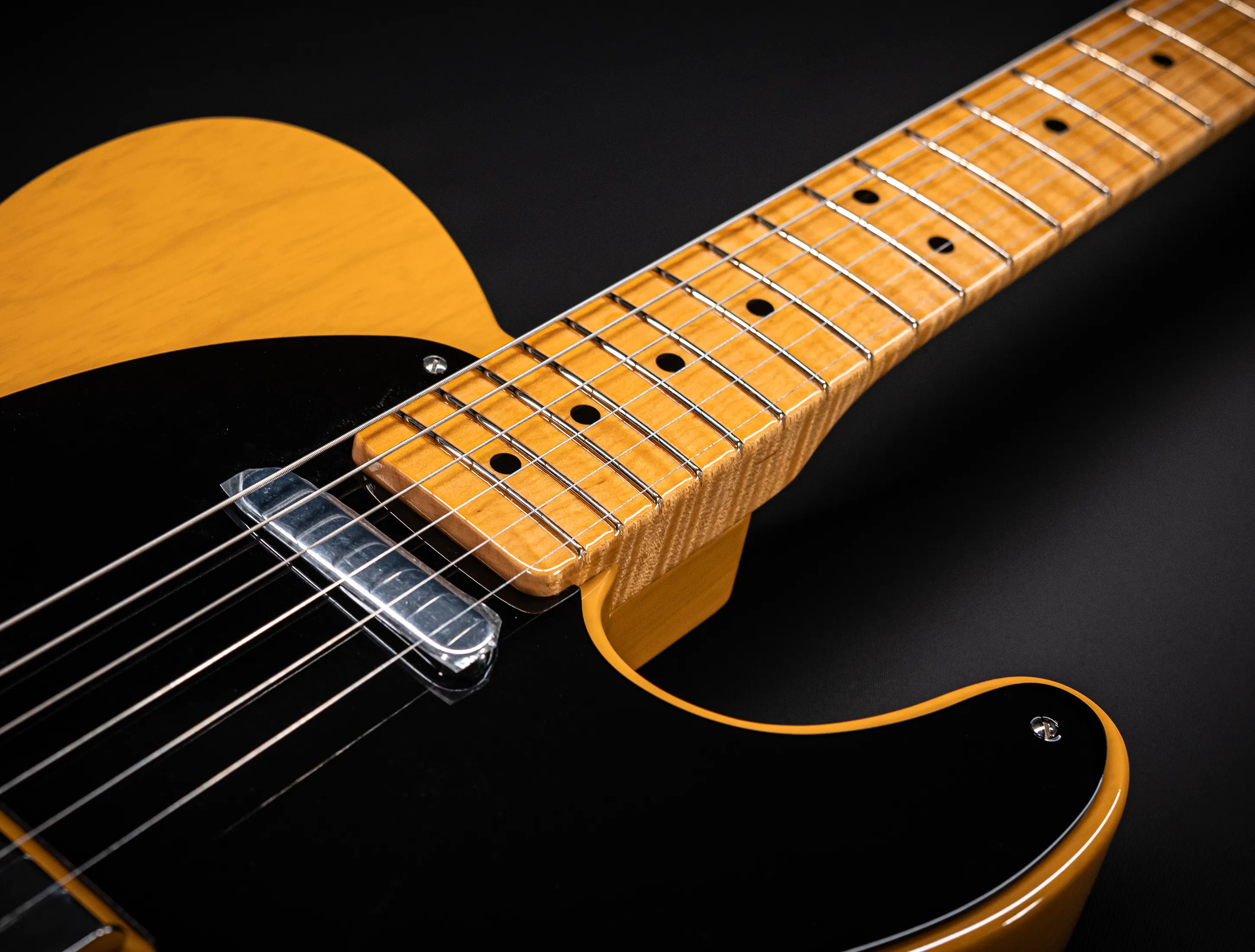 Fender MBD 1952 Telecaster GLOSS NOS flame Neck - Butterscotch Blonde