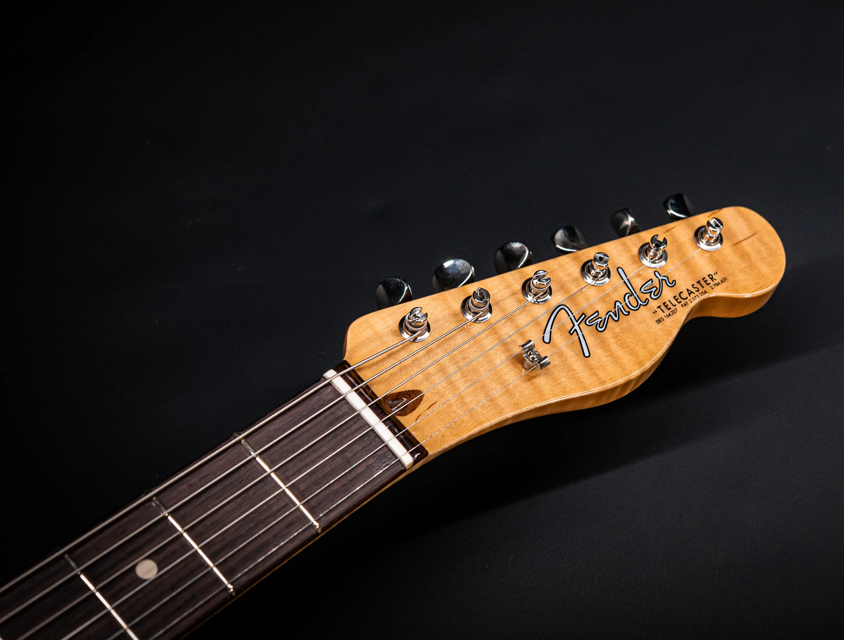 a164307 Fender MBD Limited 1963 Telecaster Timeless NOS flame Neck - Fiesta Red