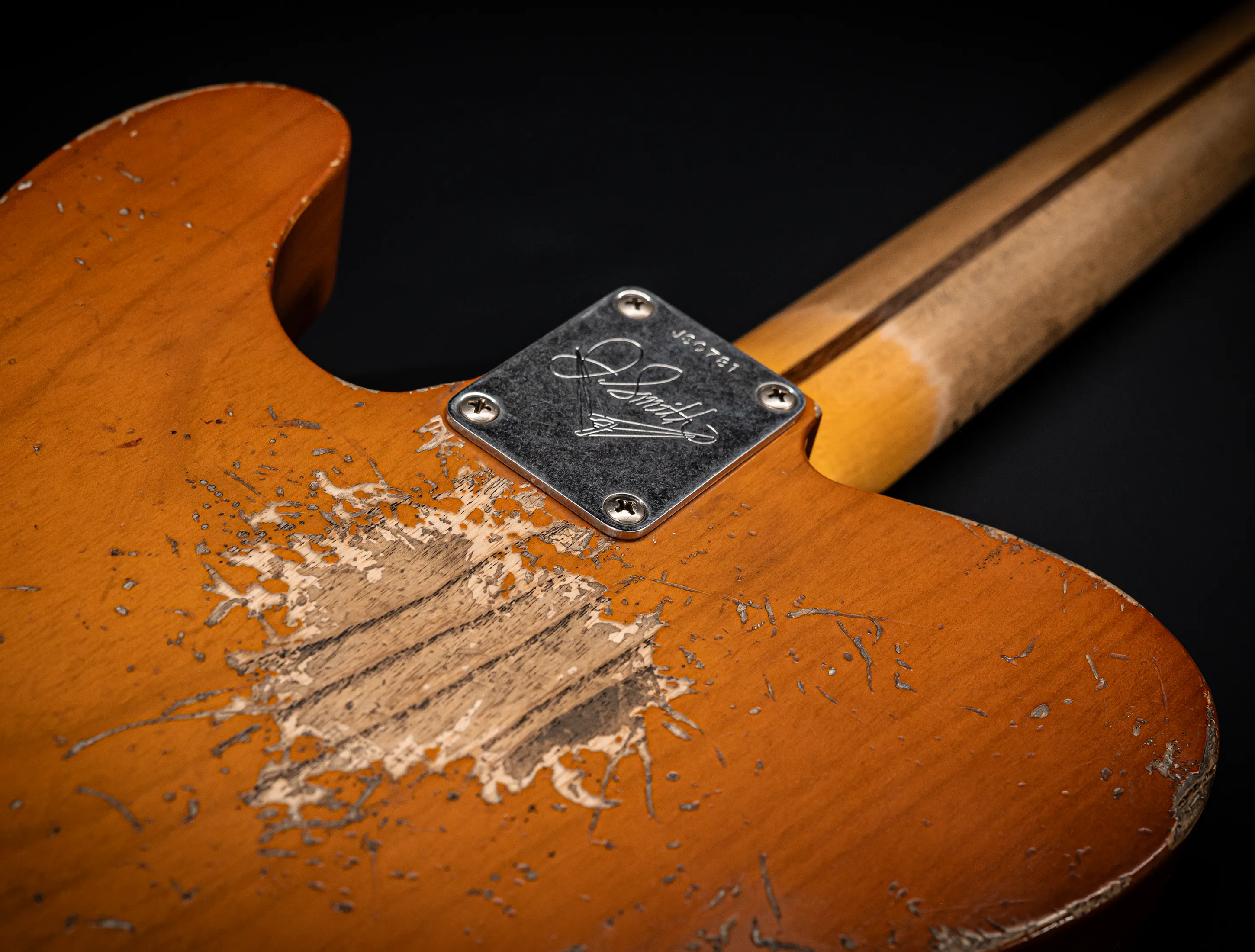 Fender Senior Masterbuilt Jason Smith 1952 Telecaster Super Heavy Relic - 1pc Ash Butterscotch Blonde