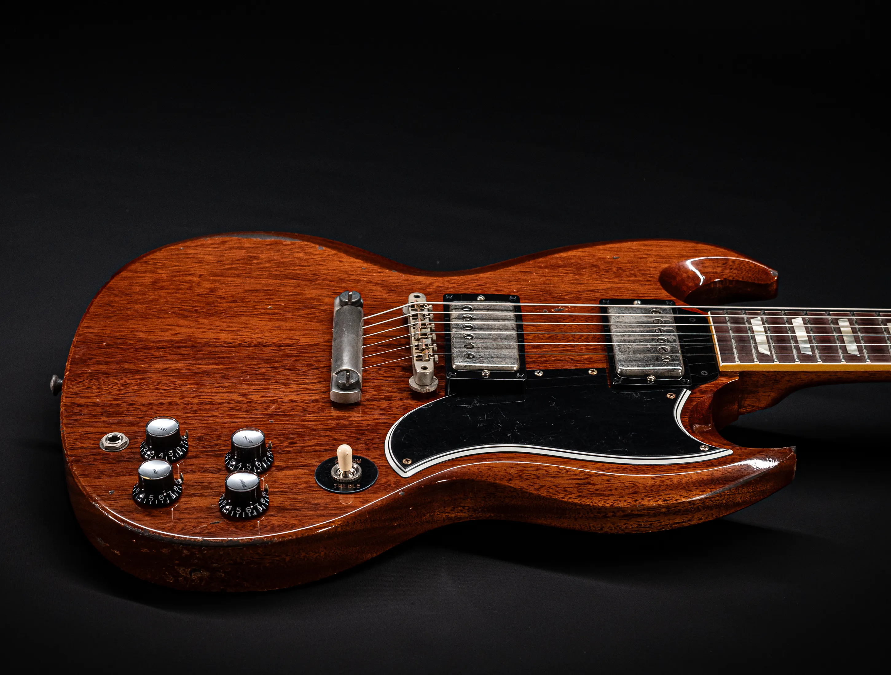 Gibson SG 1961 Standard Murphy Lab Heavy Aged Antique Faded Cherry