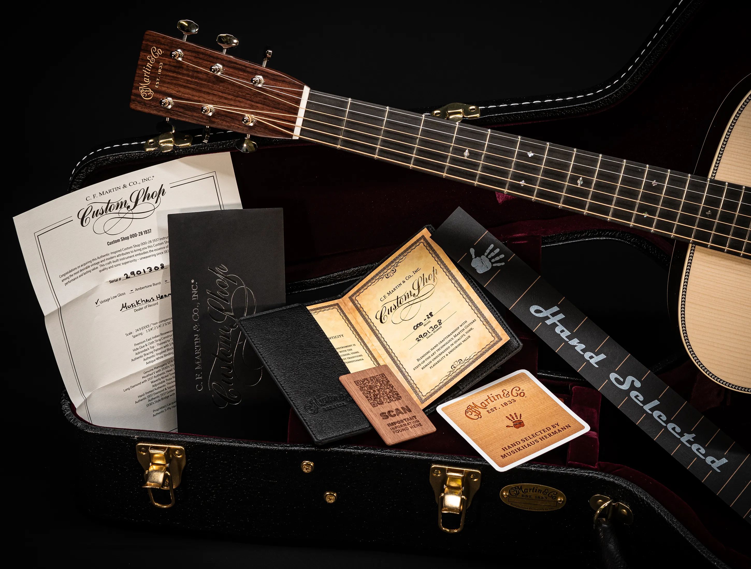 Show gallery (30 images) a171313 Martin Custom Shop 000-28 Authentic 1937 Musikhaus-Hermann