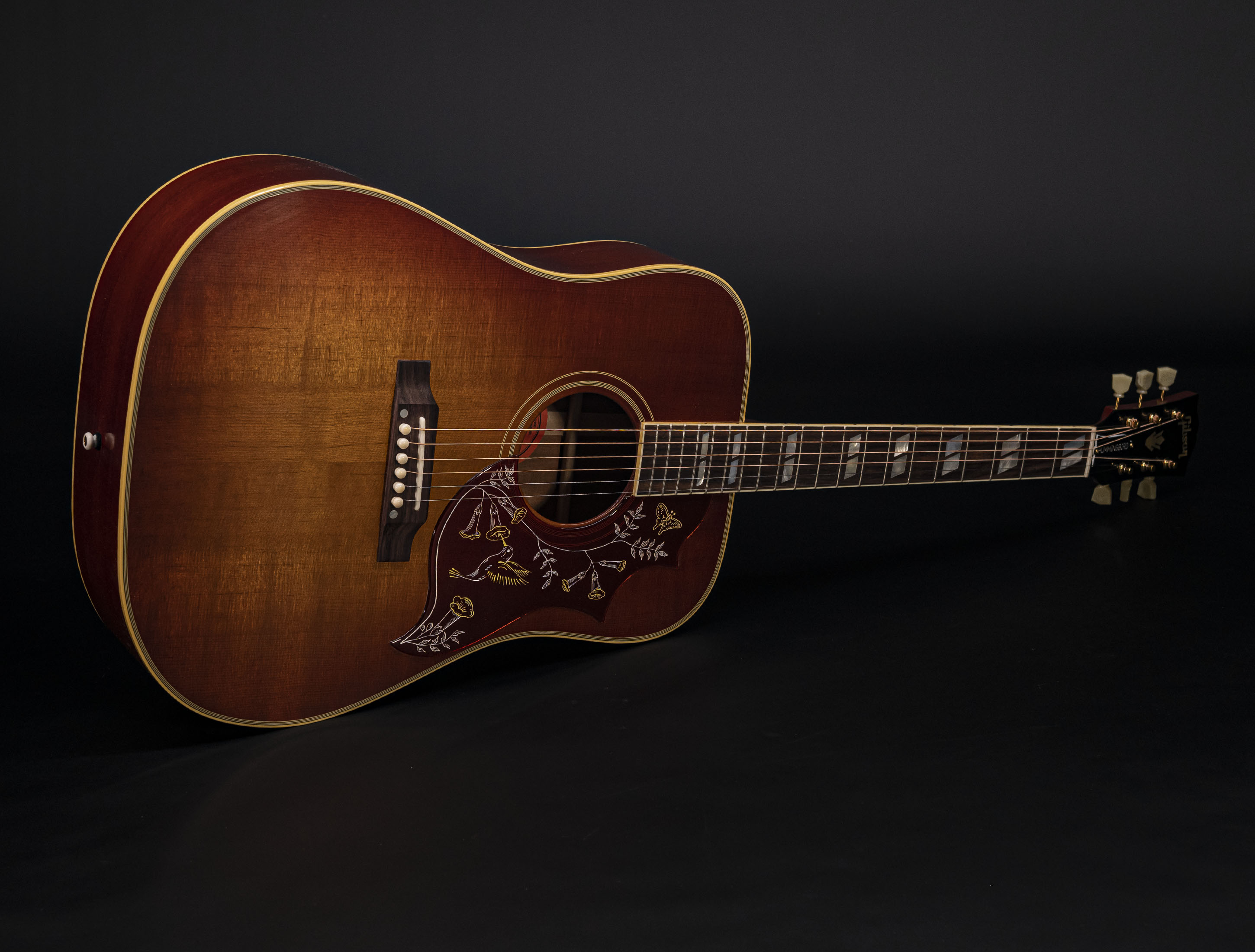 Show gallery (20 images) a10-5485 gibson-hummingbird-1960-historic-heritage-cherry-sunburst