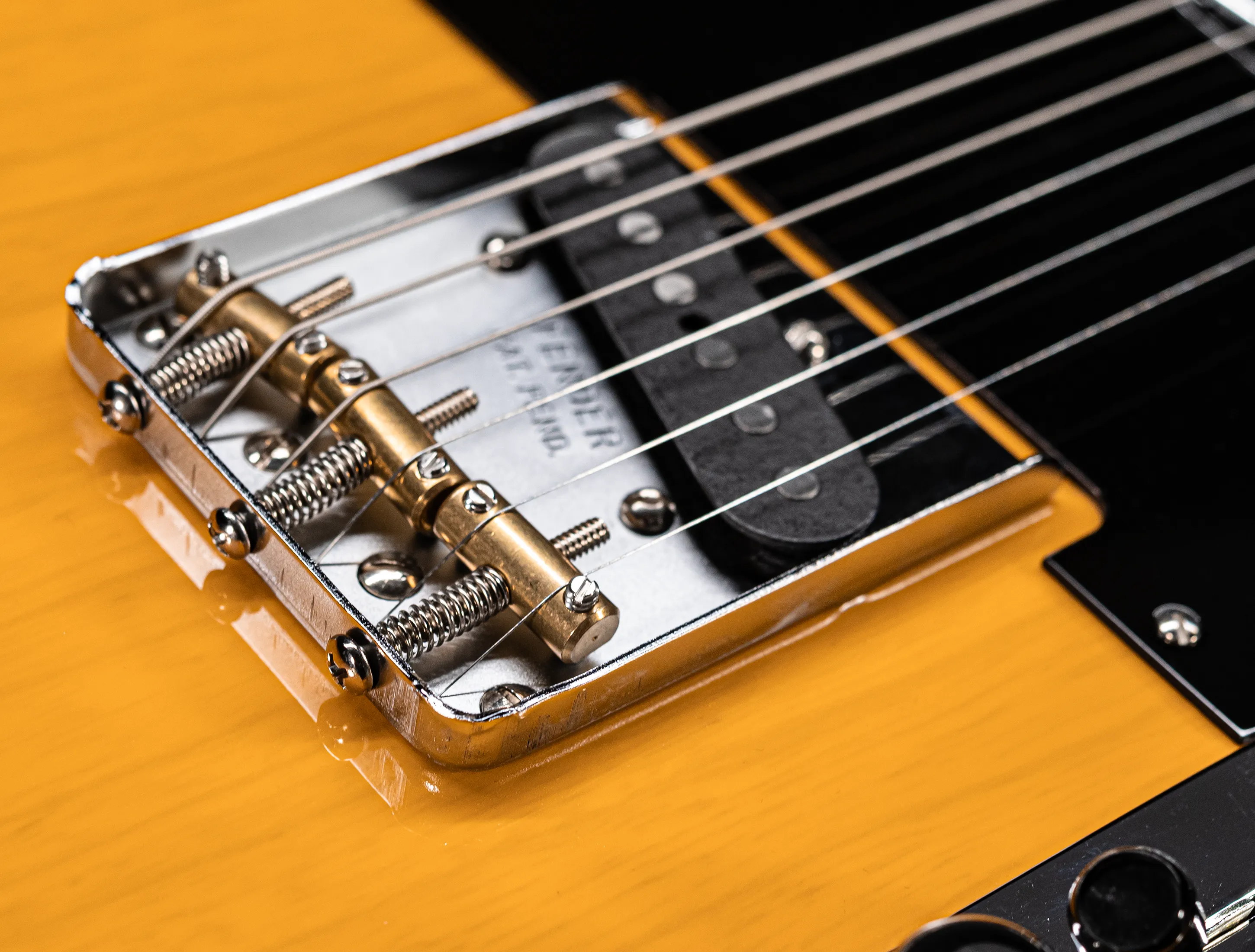 Fender MBD 1952 Telecaster GLOSS NOS flame Neck - Butterscotch Blonde