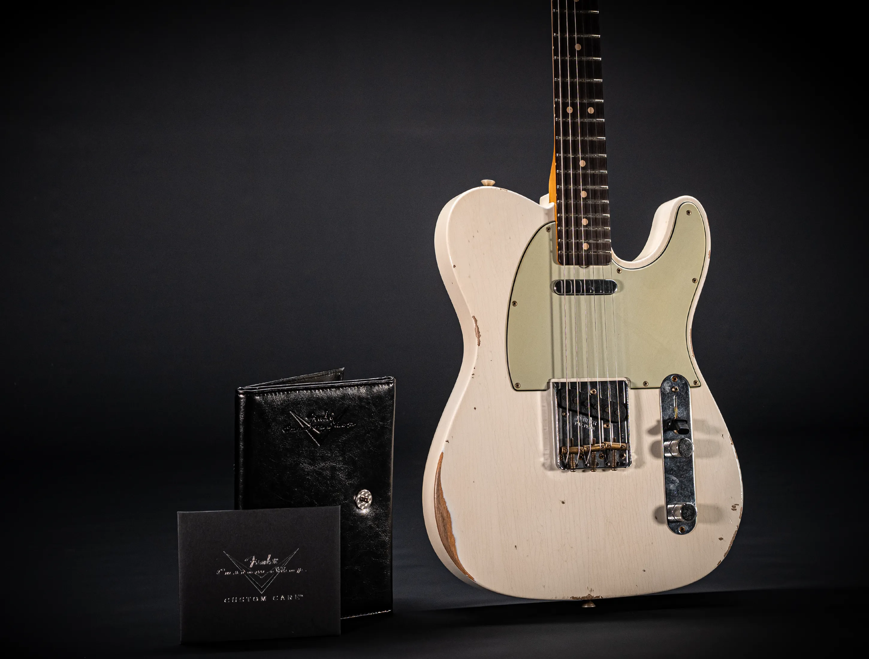 Fender MBD 1963 Telecaster Relic - Olympic White