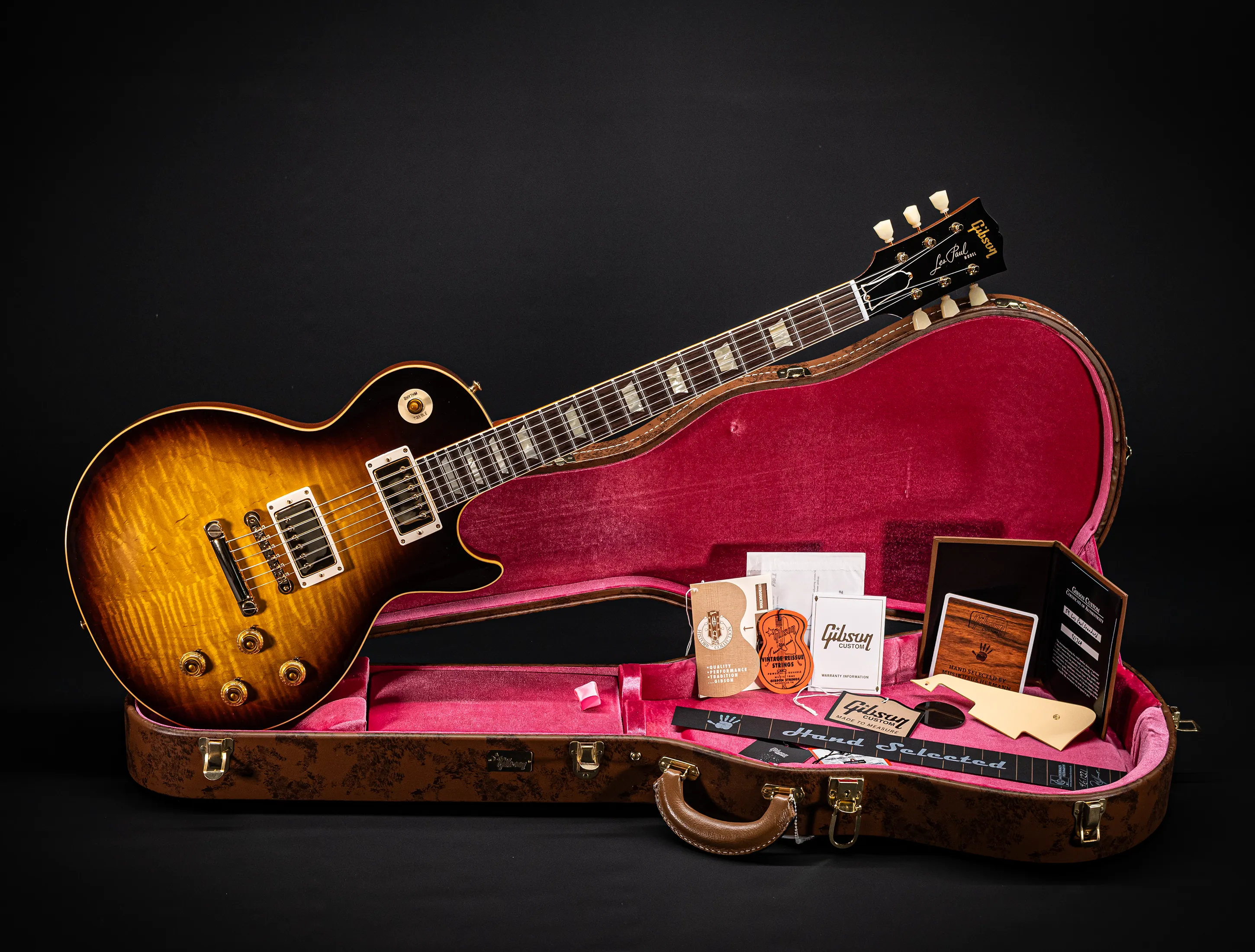 Gibson Les Paul 1959 Reissue Factory Special GLOSS Gold Hardware - Tobacco Burst