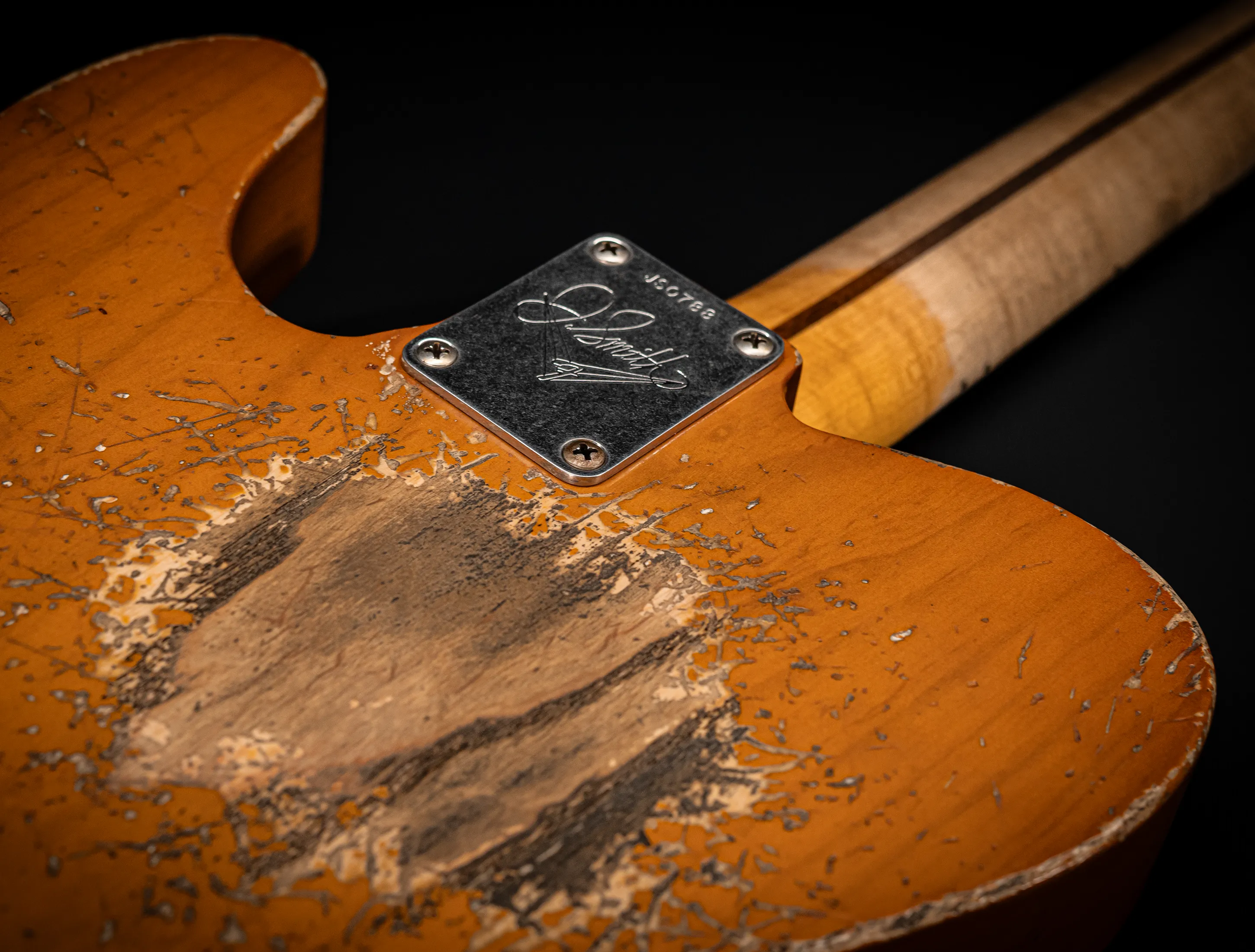 Fender Senior Masterbuilt Jason Smith 1952 Telecaster Heavy Relic - 1pc Ash Butterscotch Blonde