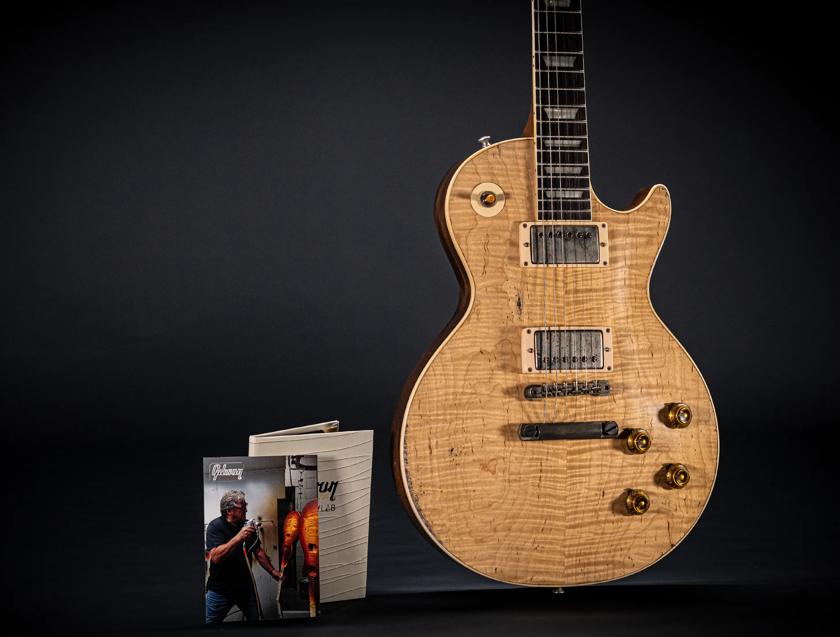 Gibson Les Paul 1959 Standard "InKosso" Natural Stripped - Murphy Lab Heavy Aged Heroes Greatest Hits