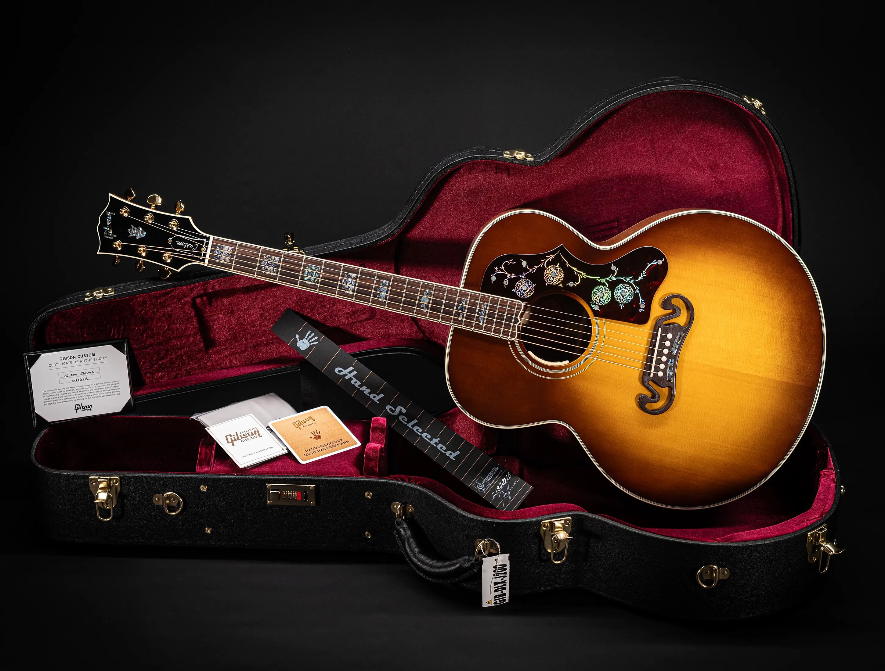 Gibson SJ-200 Elegant Koa - Honey Burst