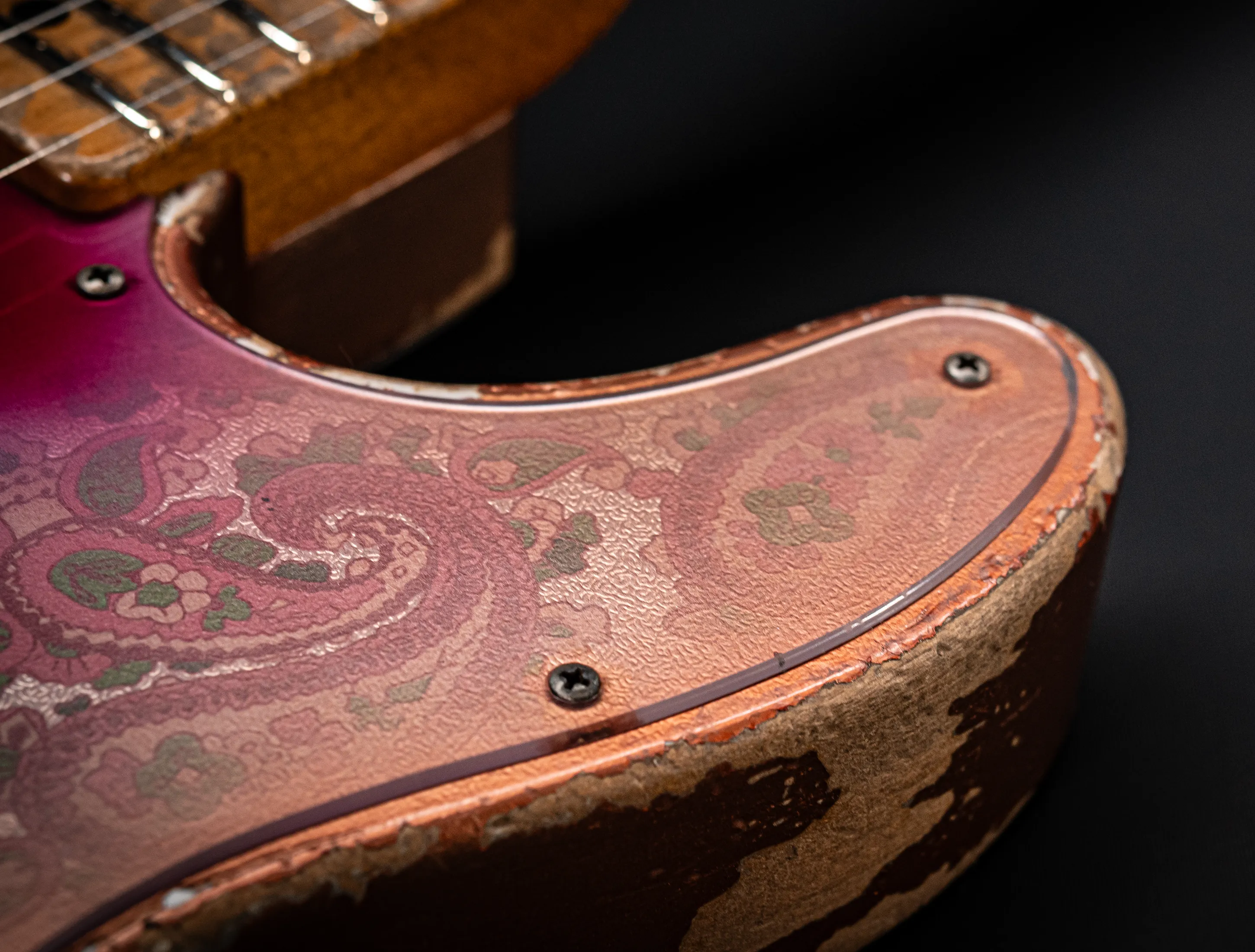 Fender Senior Masterbuilt Dale Wilson 1968 Telecaster Heavy Relic - Pink Paisley