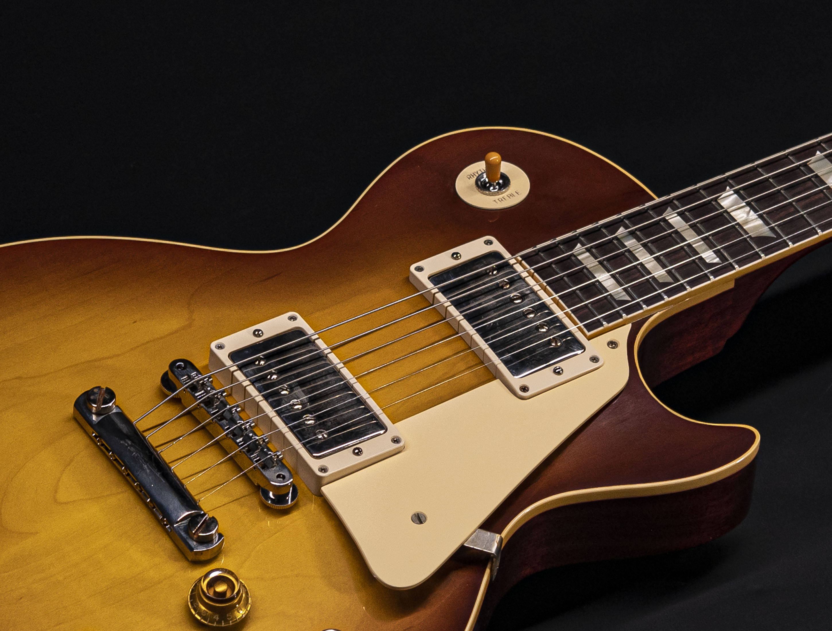 Show gallery (21 images) a10-6887 gibson-les-paul-1958-standard-reissue-vos-iced-tea-burst