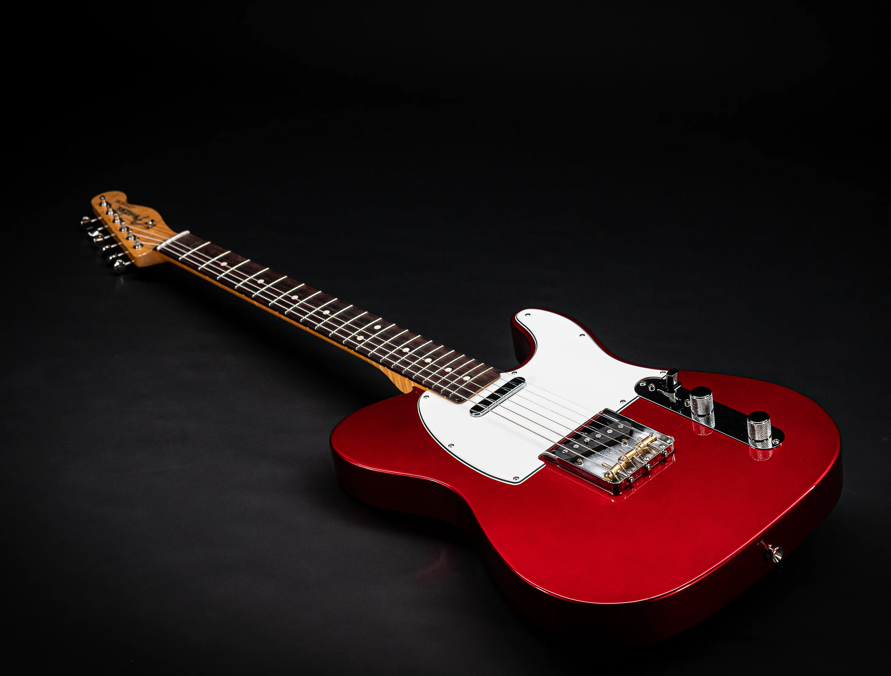 Fender MBD 1963 Telecaster Timeless NOS flame Neck - Candy Apple Red
