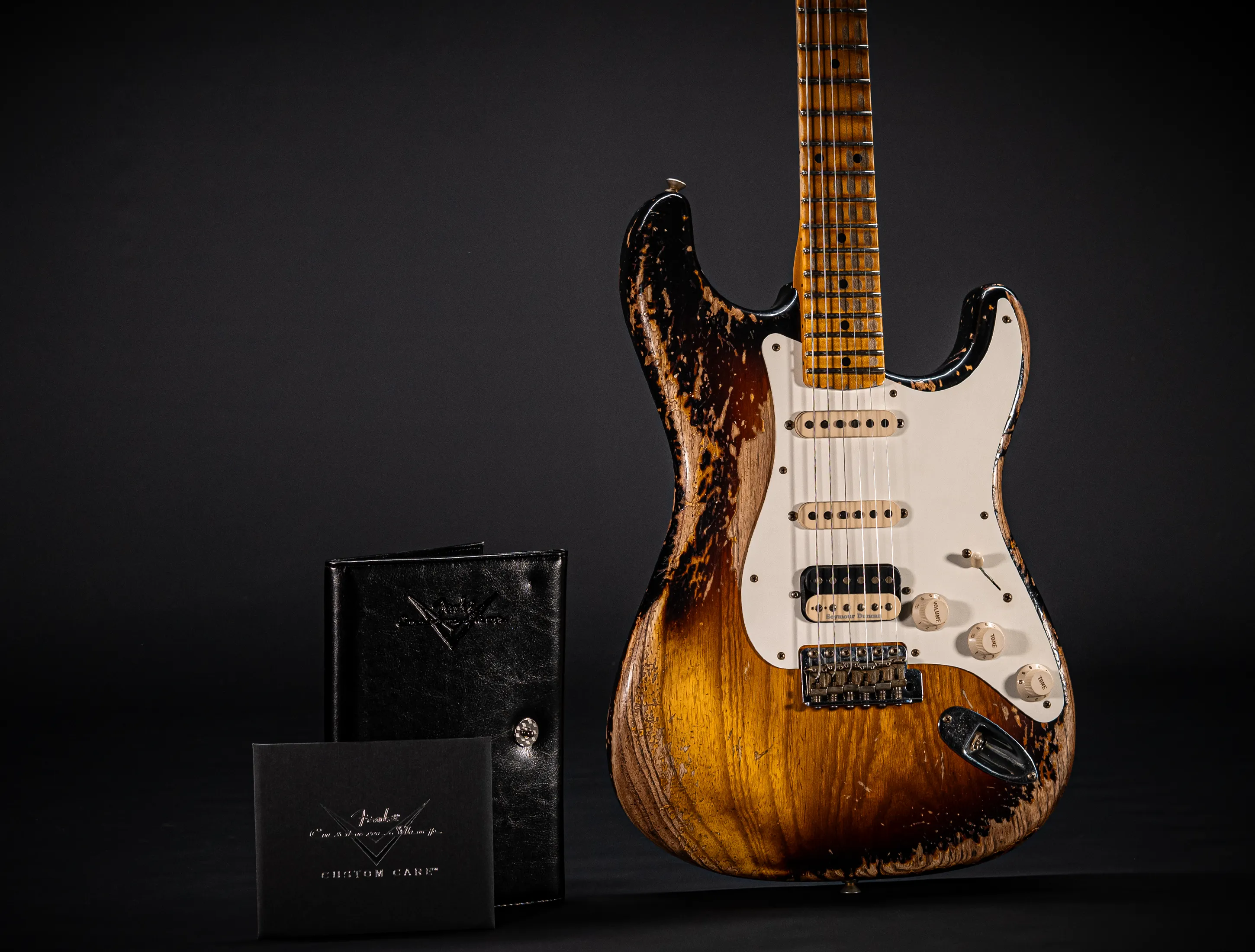 Fender MBD II Limited 1955 Humbucker Stratocaster Super Heavy Relic - ASH Body Sunburst