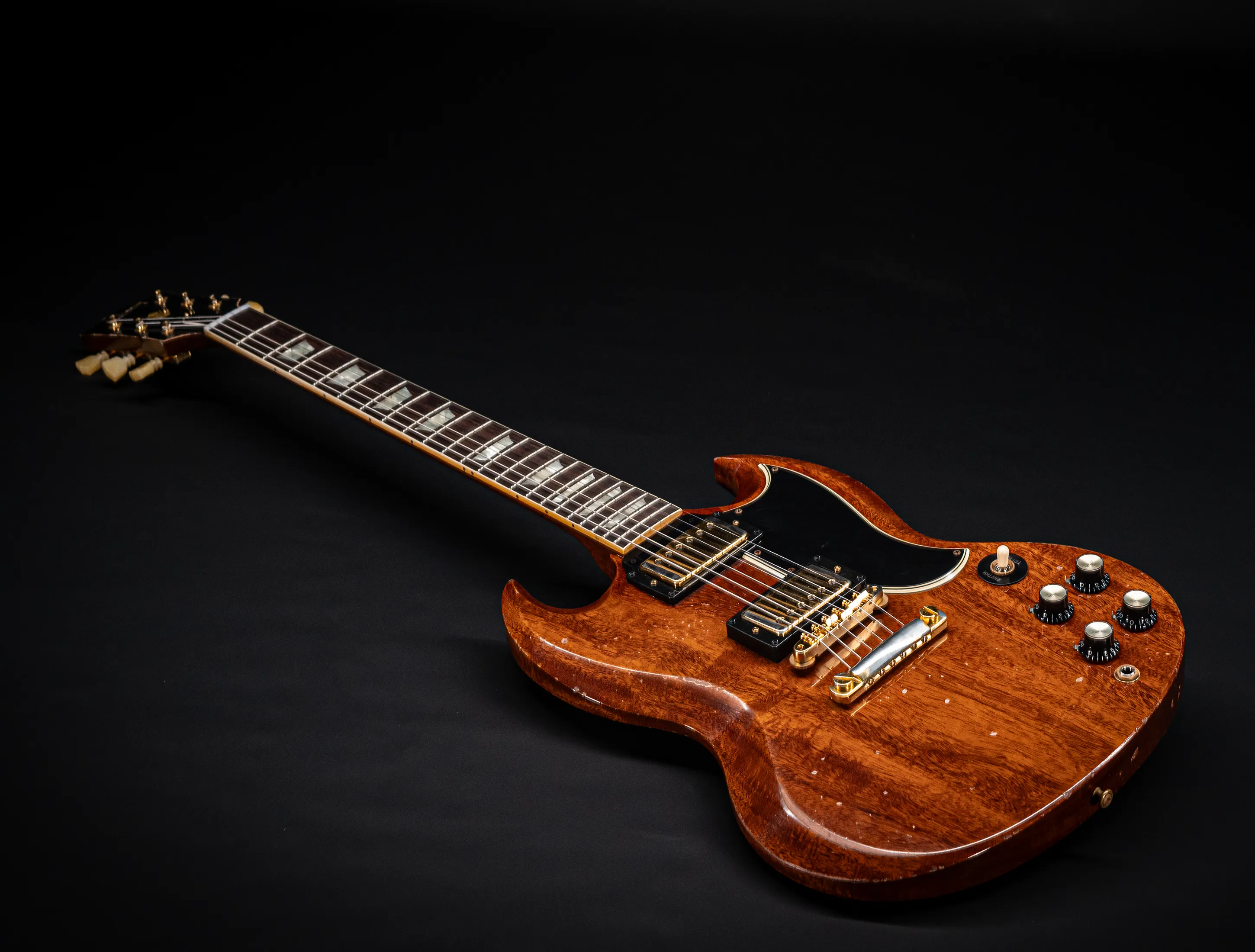 Gibson SG 1961 Standard Murphy Lab Heavy Aged Antique Natural Gold Hardware