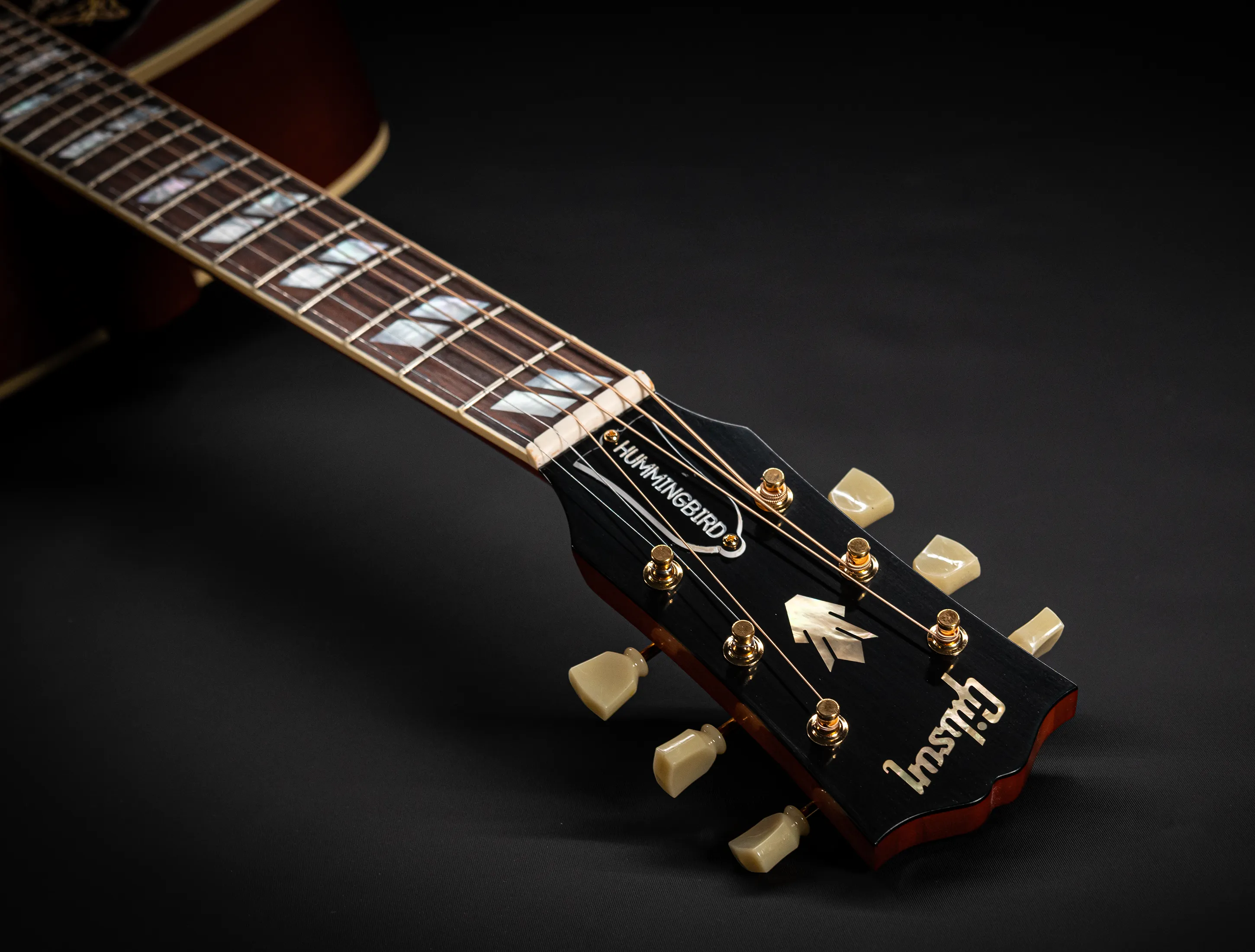 Gibson 1960 Hummingbird Double Pickguard Custom Shop thermally Aged Adirondack Antique 60s Cherry