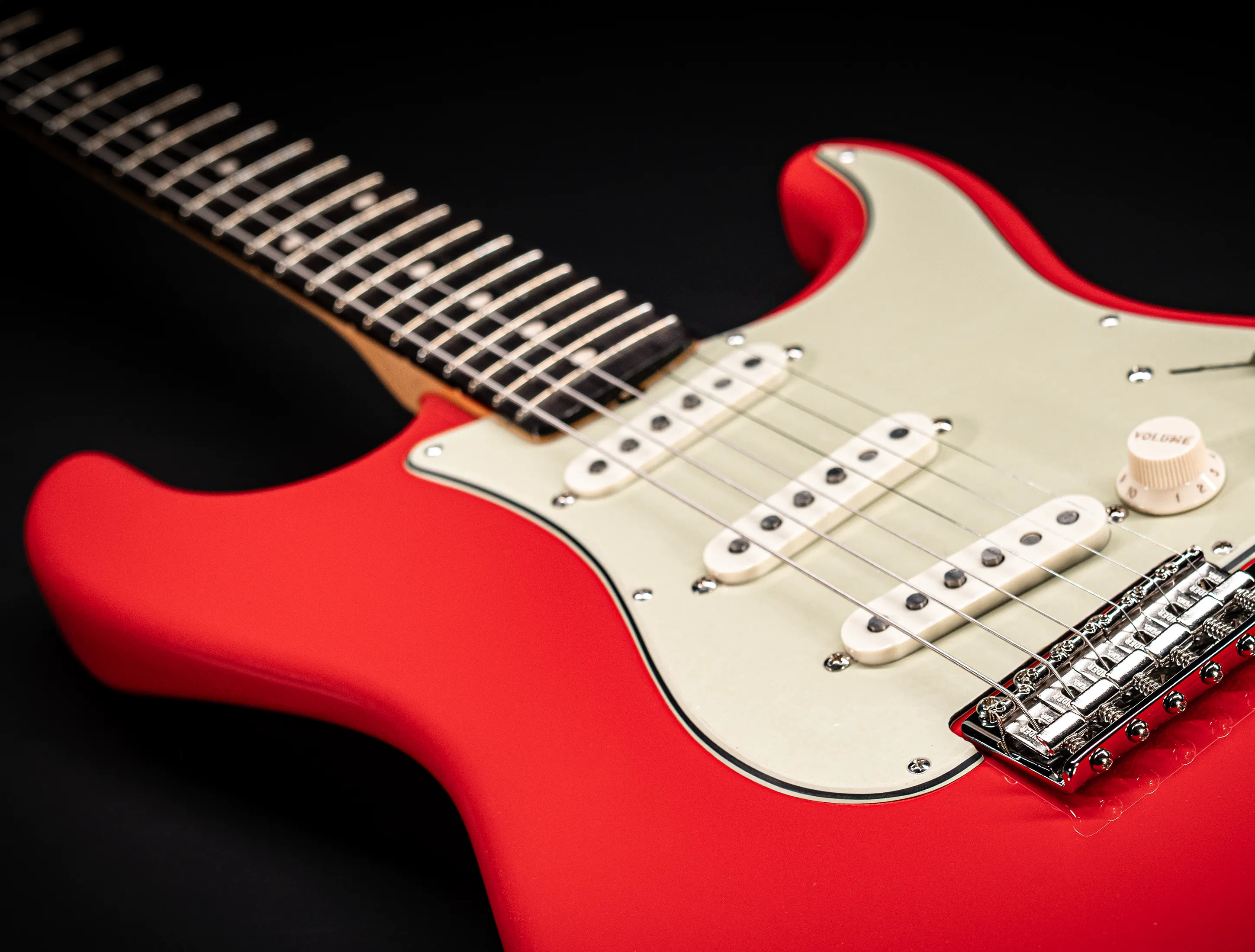 Fender MBD 50/60 inspired Stratocaster GLOSS NOS - Hot Rod Red