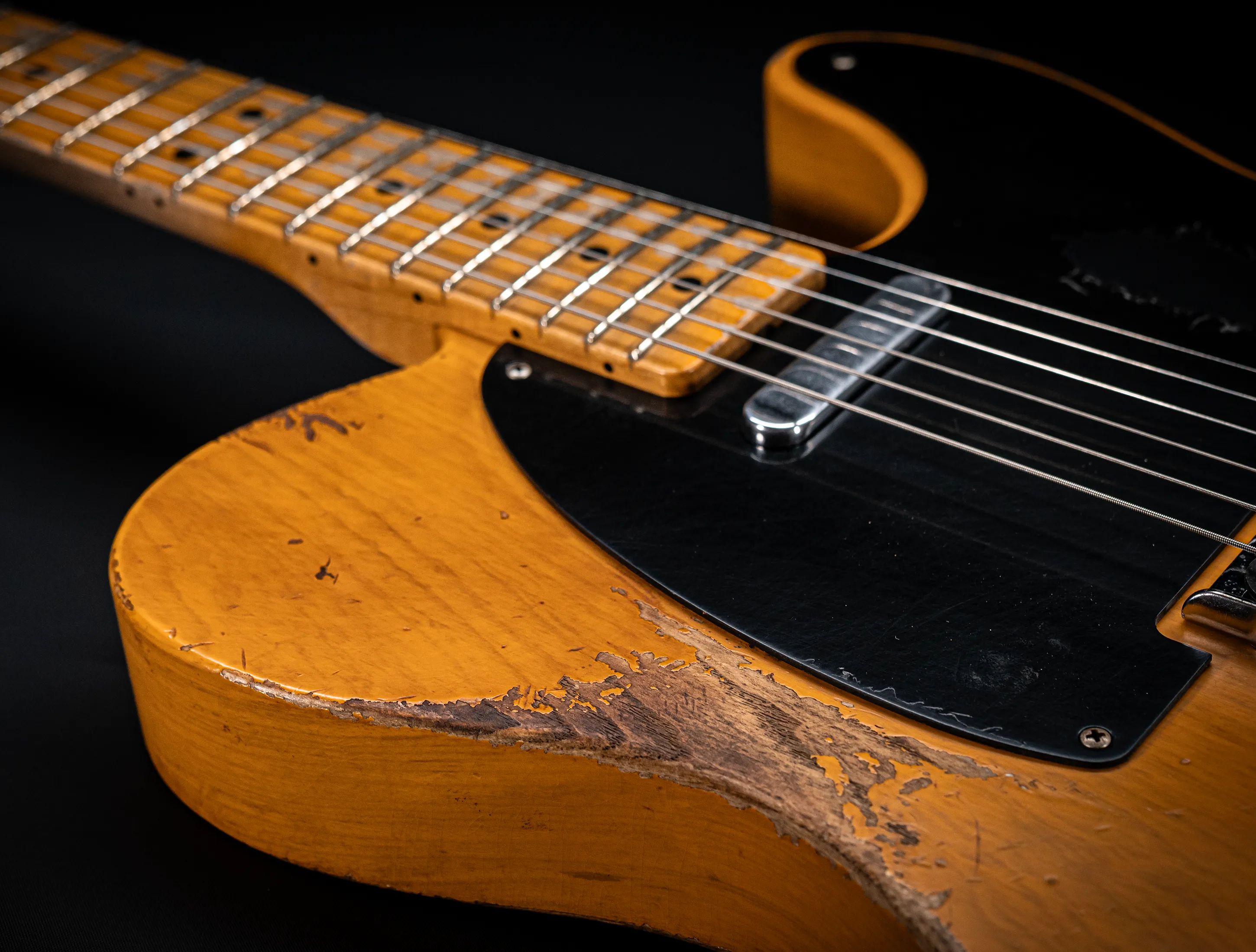 Fender Masterbuilt Kyle McMillin 1952 Telecaster Heavy Relic - 1pc Ash Butterscotch Blonde