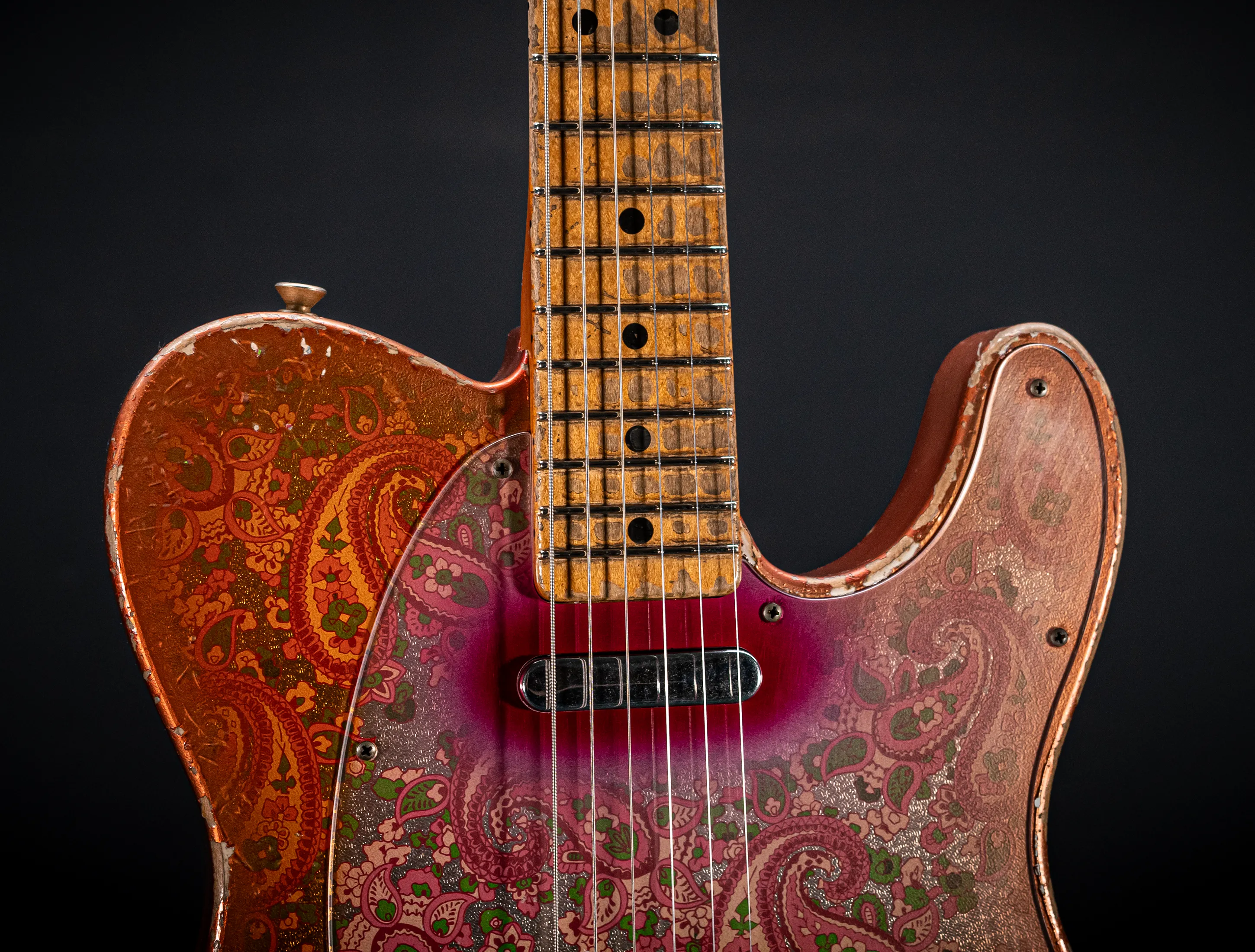 Fender Senior Masterbuilt Dale Wilson 1968 Telecaster Heavy Relic - Pink Paisley