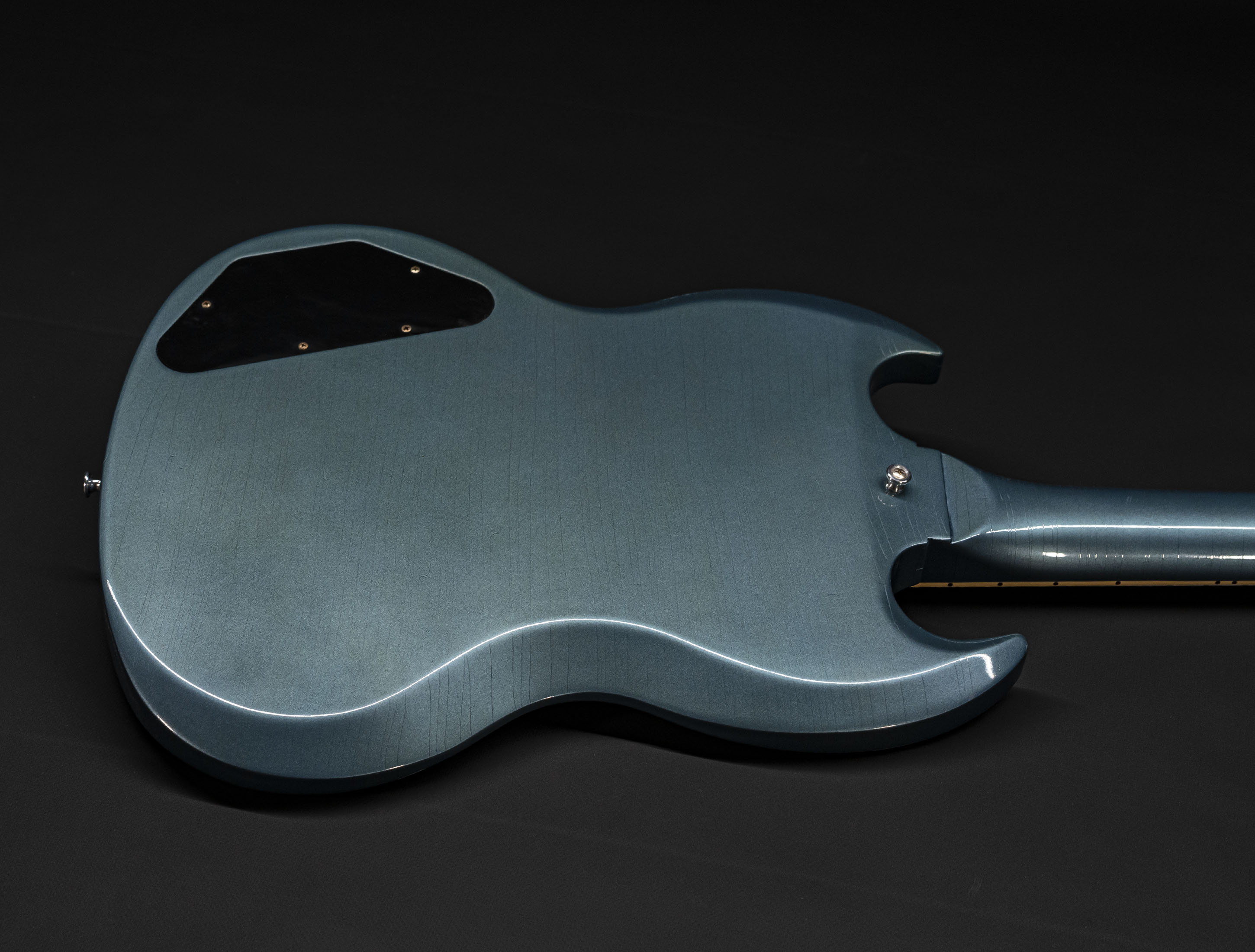 Galerie anzeigen (26 Bilder) a120187-gibson-sg-1964-standard-maestro-vibrola-murphy-lab-ultra-light-aged-pelham-blue