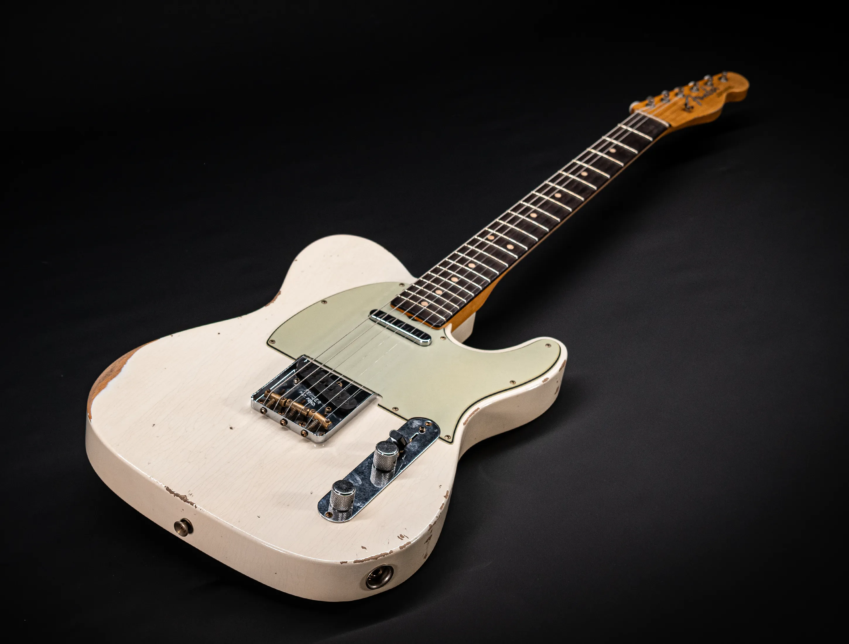 Fender MBD 1963 Telecaster Relic - Olympic White