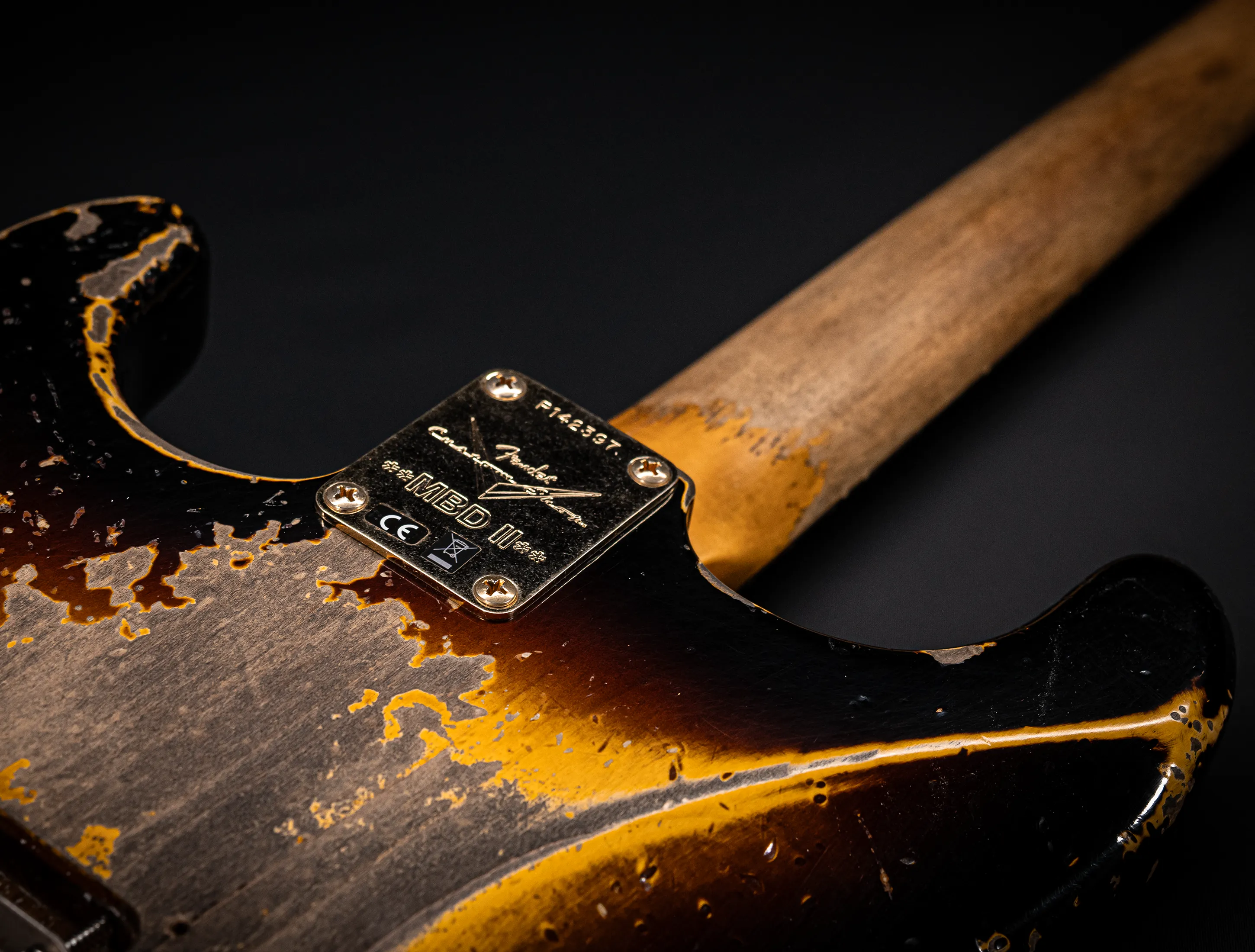 Fender MBD II 1962 Stratocaster MIDAS Super Heavy Relic - ASH Body Sunburst