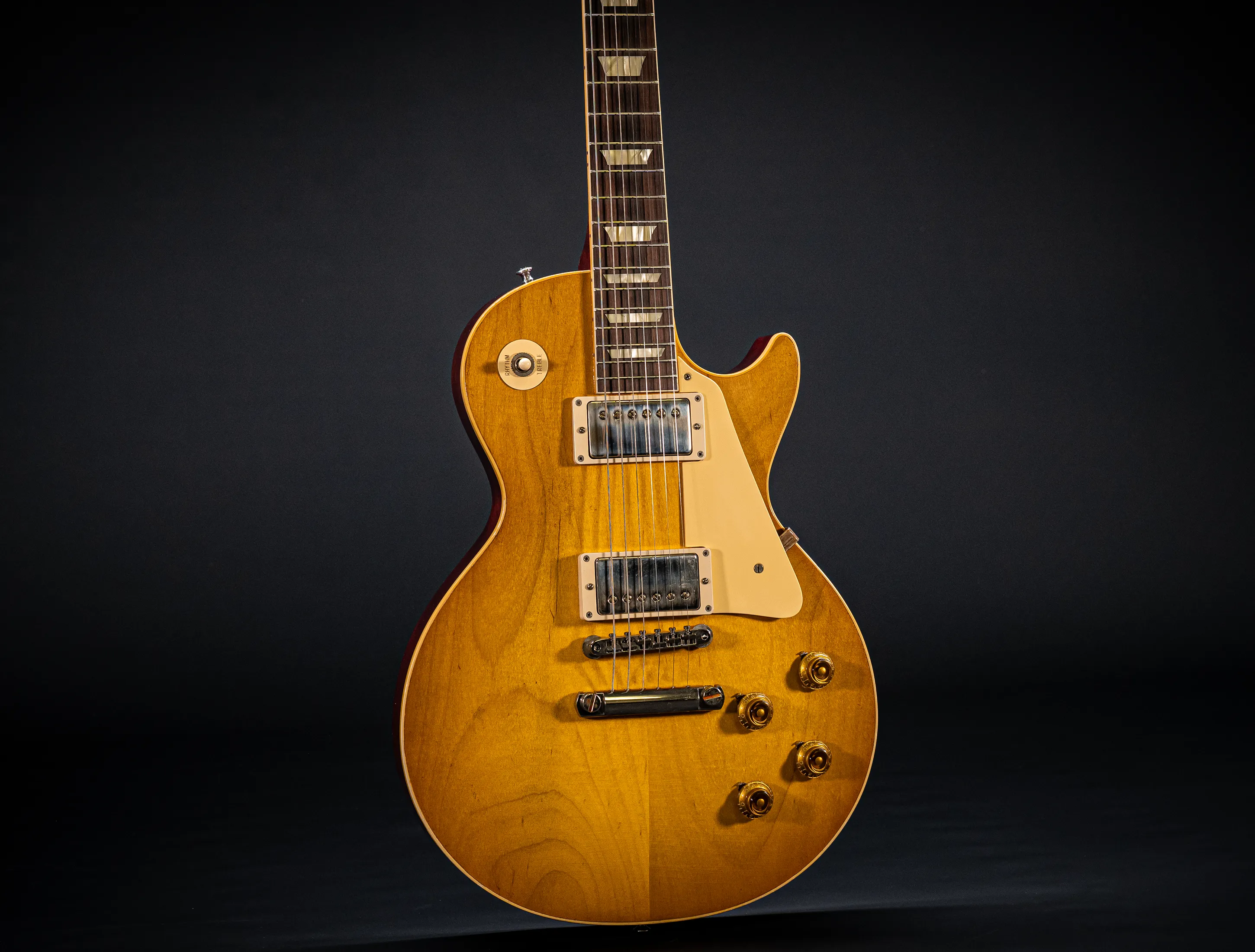 a171403 Gibson Les Paul 1958 Standard Reissue Murphy Lab Lemon Burst Light Aged Musikhaus-Hermann
