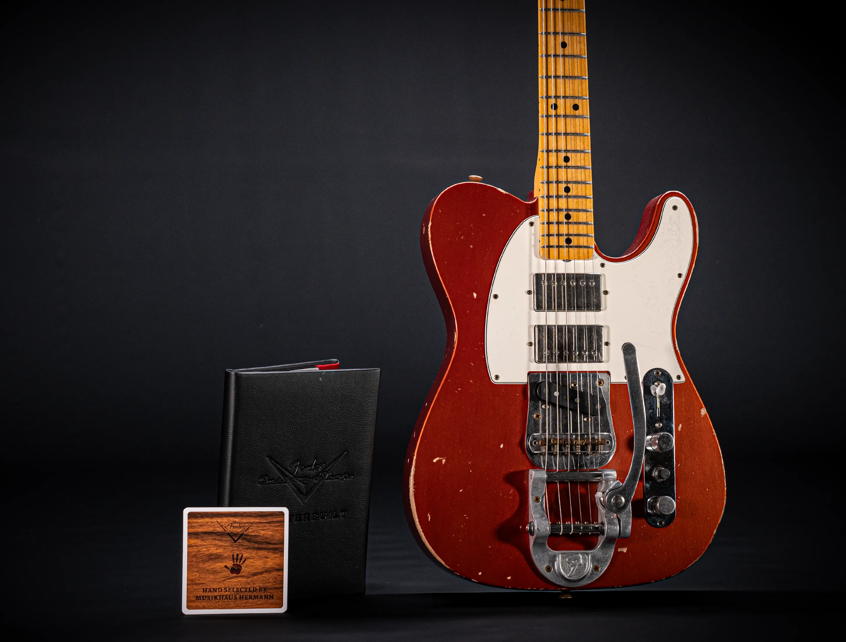 Fender Masterbuilt Dennis Galuszka Limited Edition Mike Campbell 1972 „Red Dog“ Telecaster