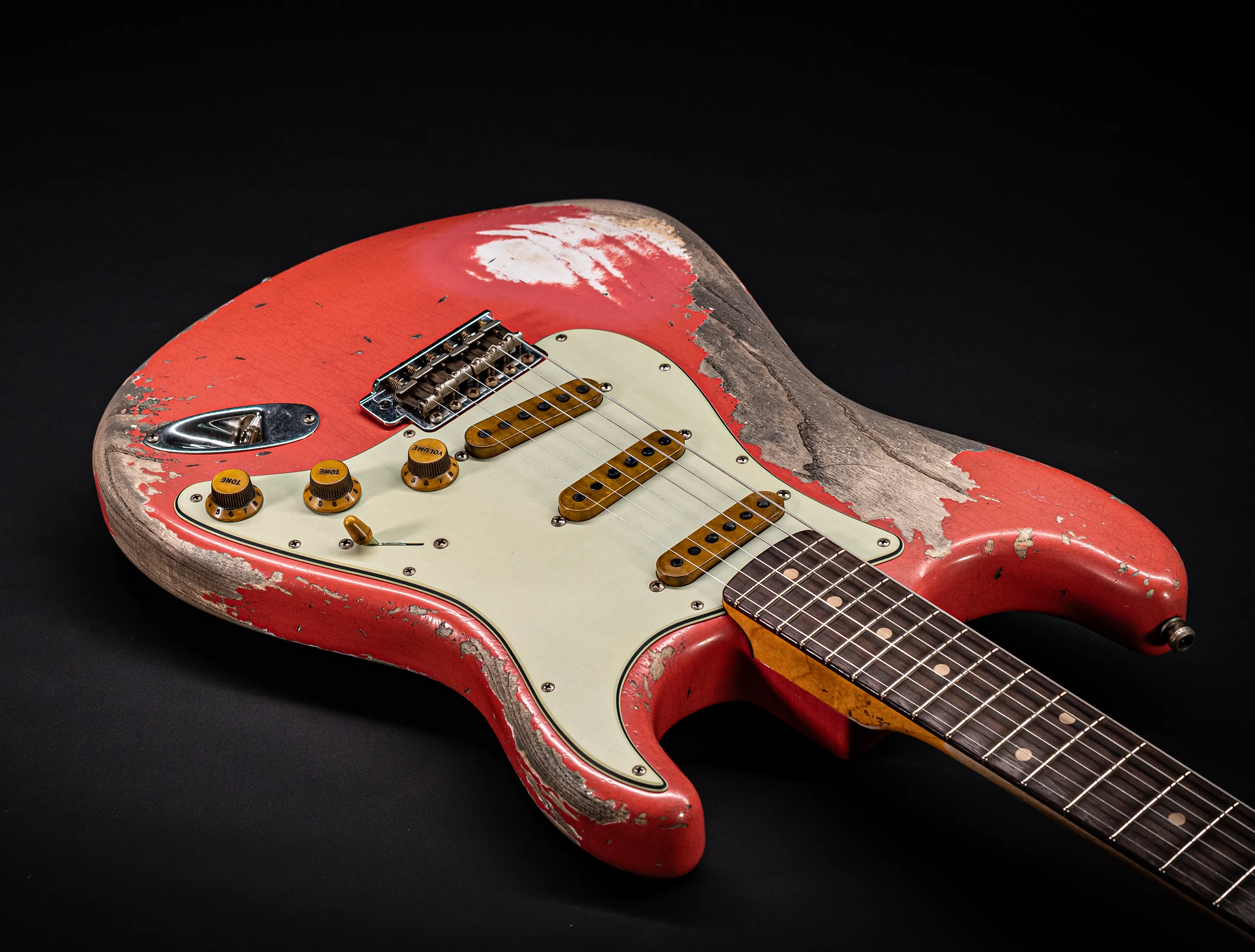 Fender MBD II 1962 Stratocaster MIDAS Super Heavy Relic - ASH Body Fiesta Red