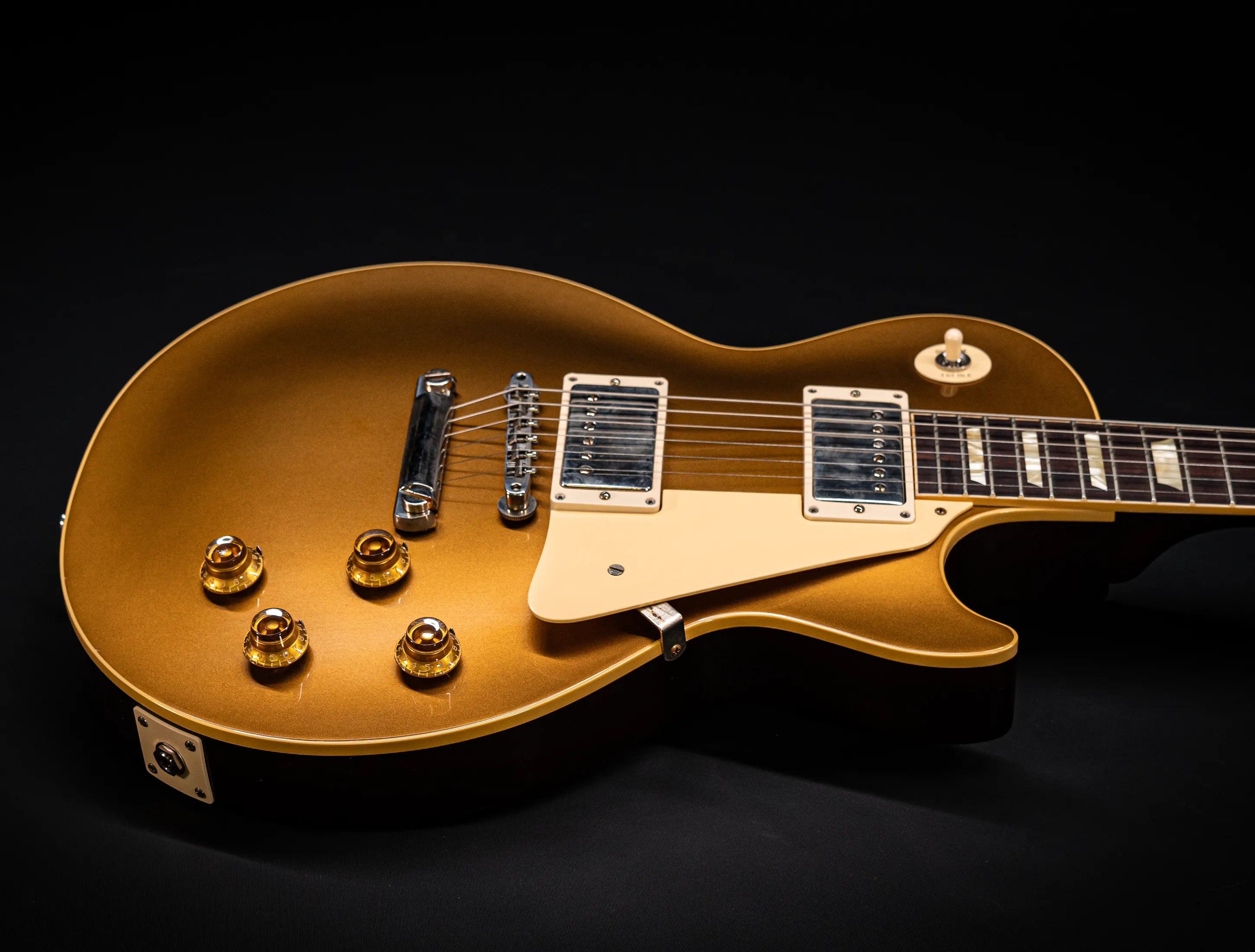 a171486 Gibson Les Paul 1957 Goldtop Darkback VOS Musikhaus-Hermann