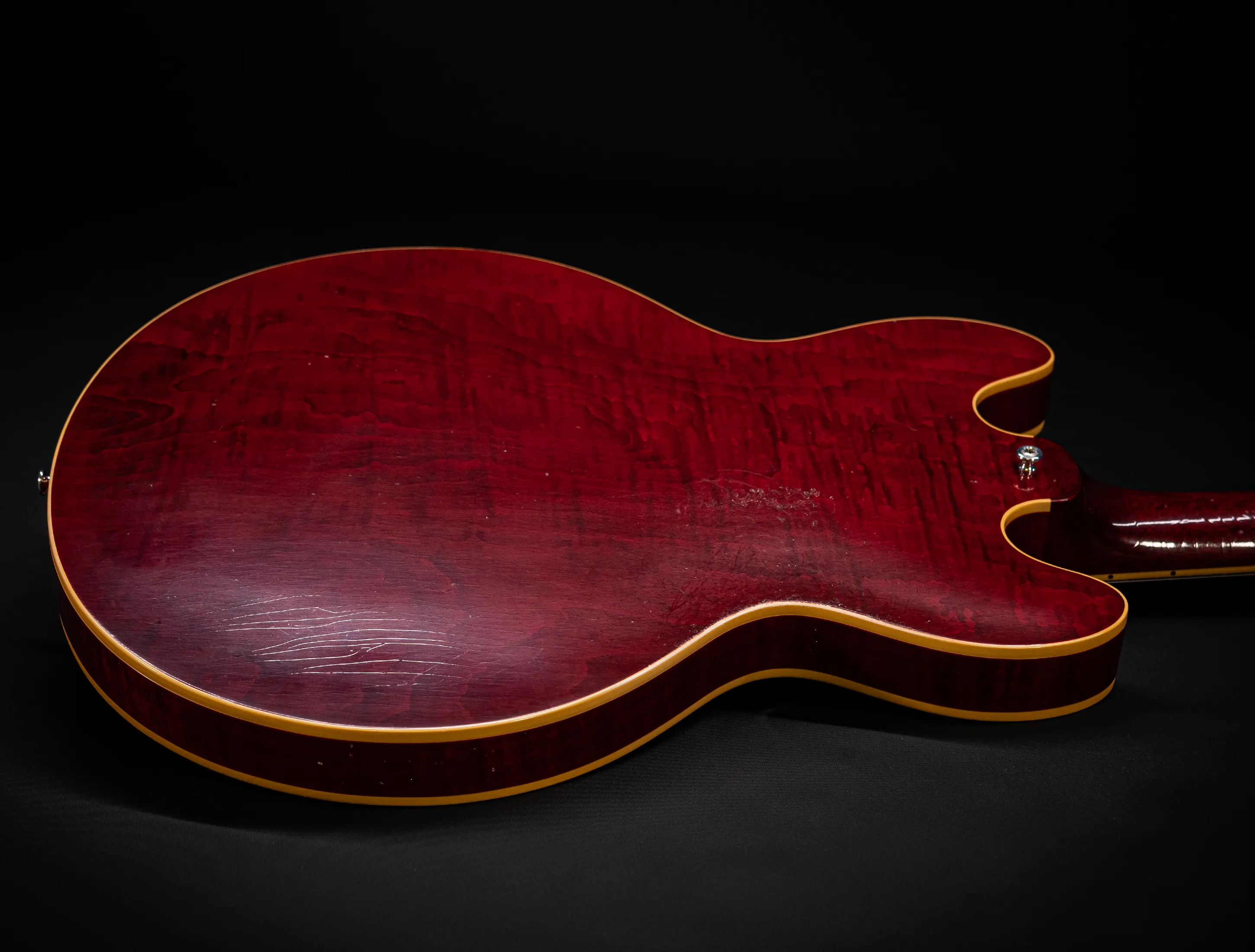 a165213 Gibson ES-335 1964 Custom Shop Murphy Lab Light Aged Figured Maple - 60s Viking Red
