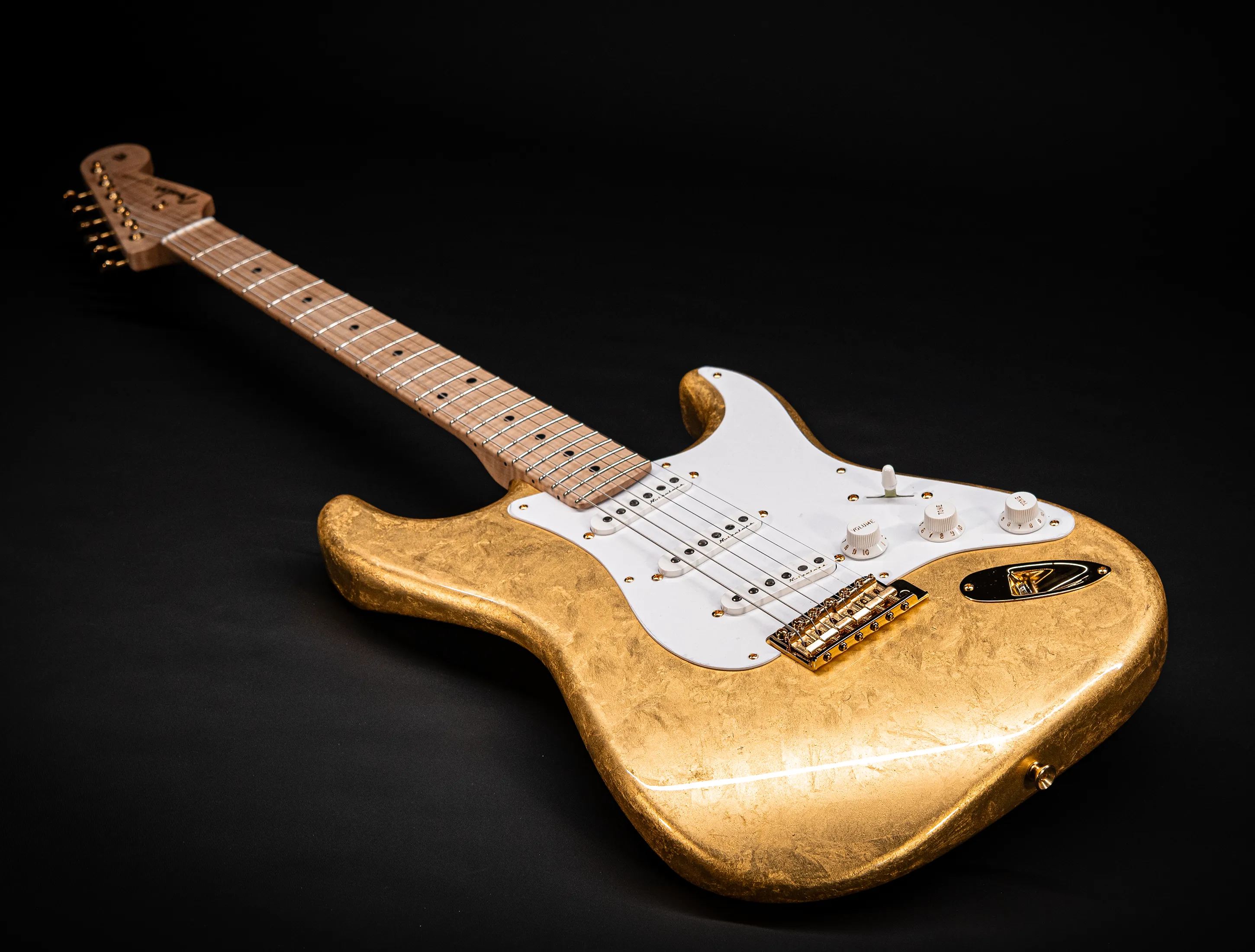 a165188 Fender Masterbuilt Todd Krause GOLD LEAF Eric Clapton Stratocaster - 24 Karat Gold