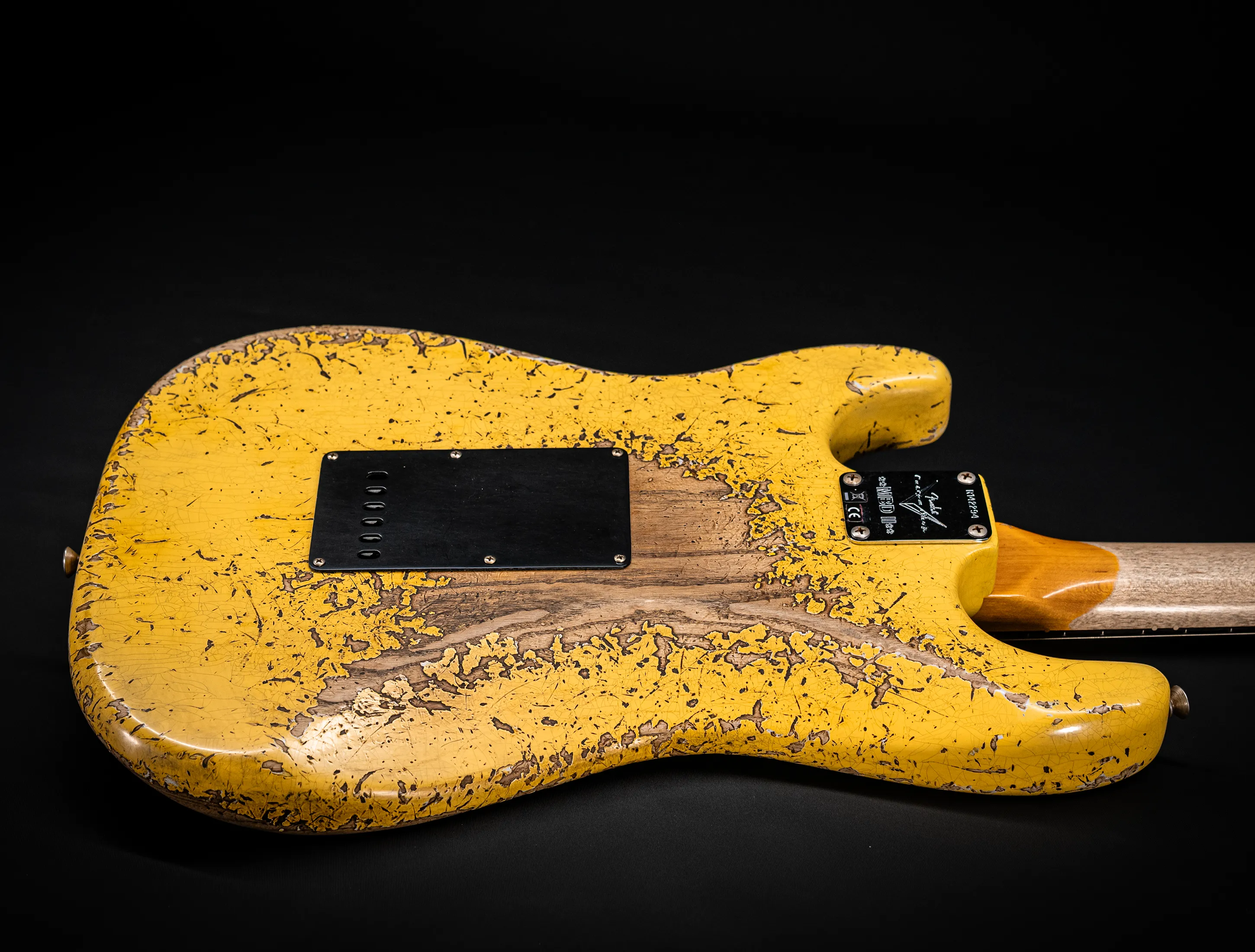 Fender MBD II 1962 Stratocaster MIDAS Super Heavy Relic - ASH Body Graffity Yellow