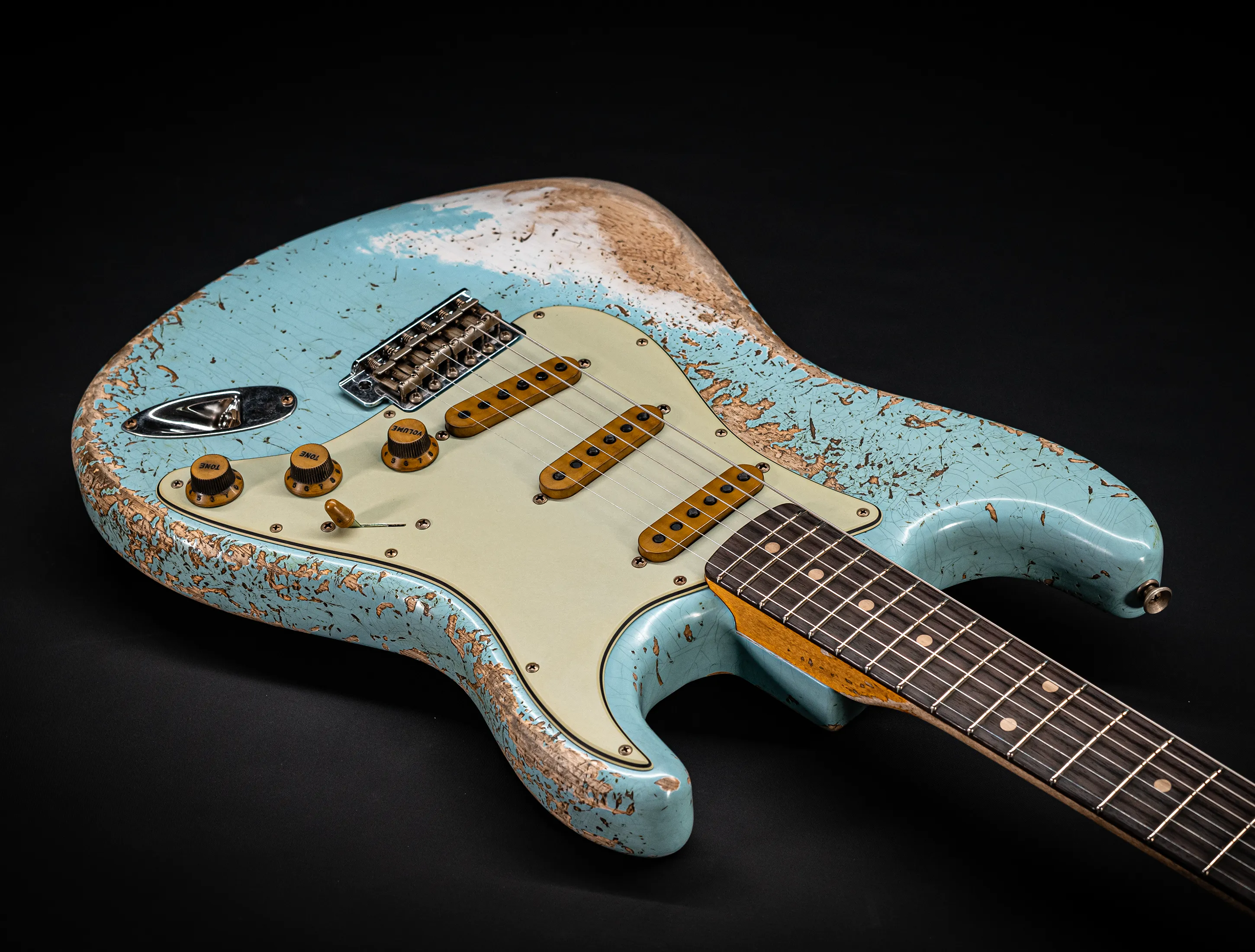 Fender MBD II 1962 Stratocaster MIDAS Super Heavy Relic - ASH Body Daphne Blue