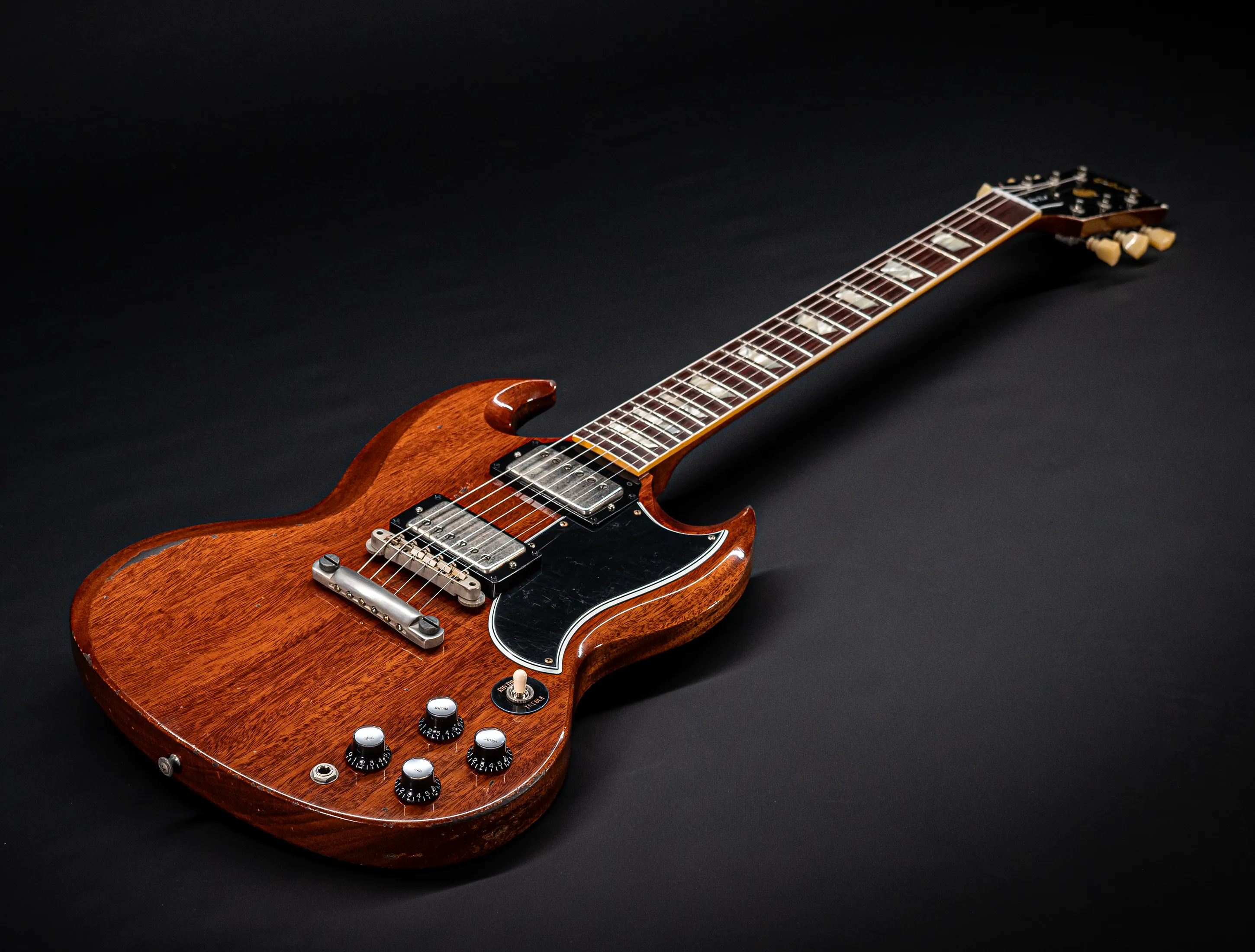Gibson SG 1961 Standard Murphy Lab Heavy Aged Antique Faded Cherry