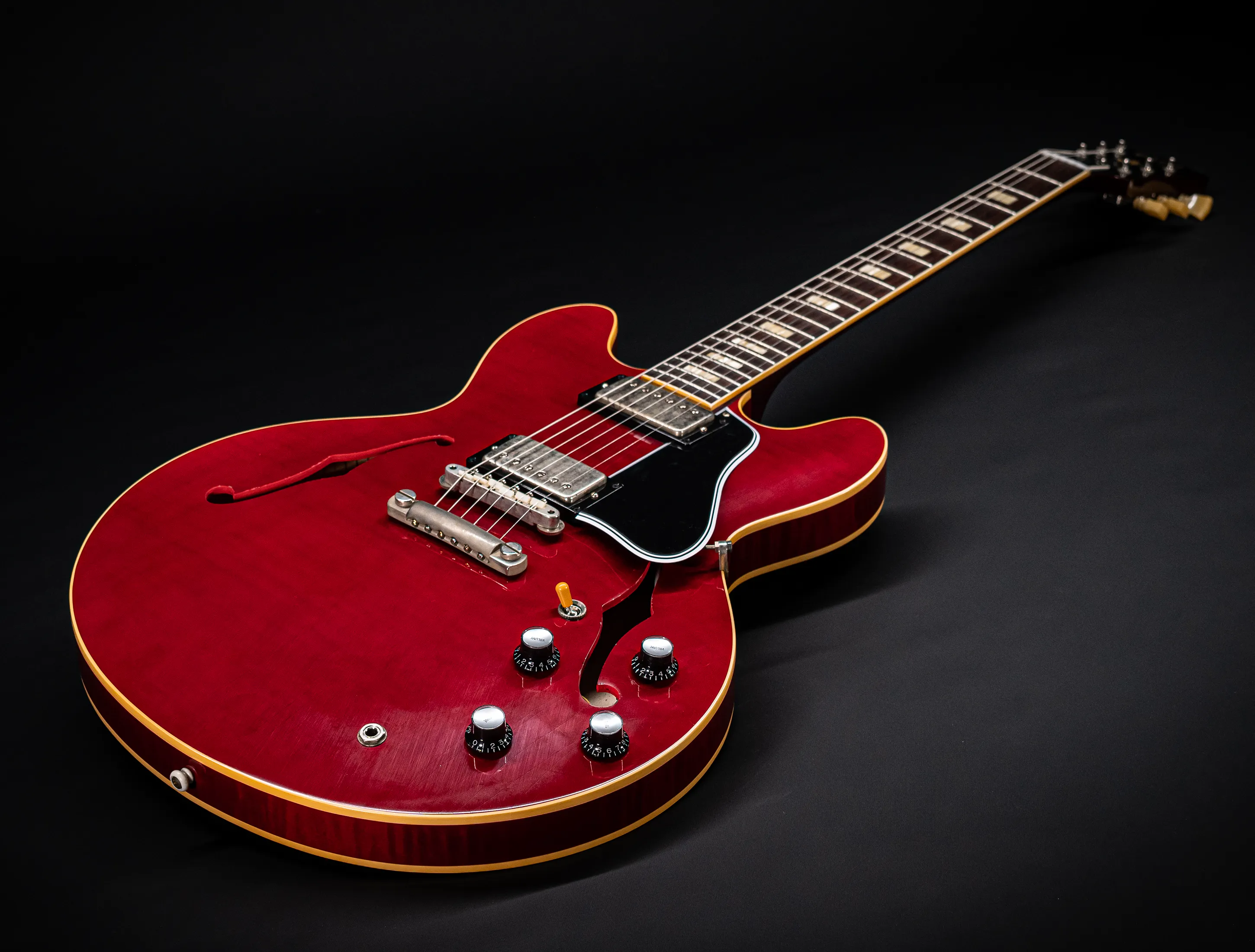 Gibson ES-335 1964 Custom Shop Murphy Lab Ultra Light Aged Figured Maple - Wine Red