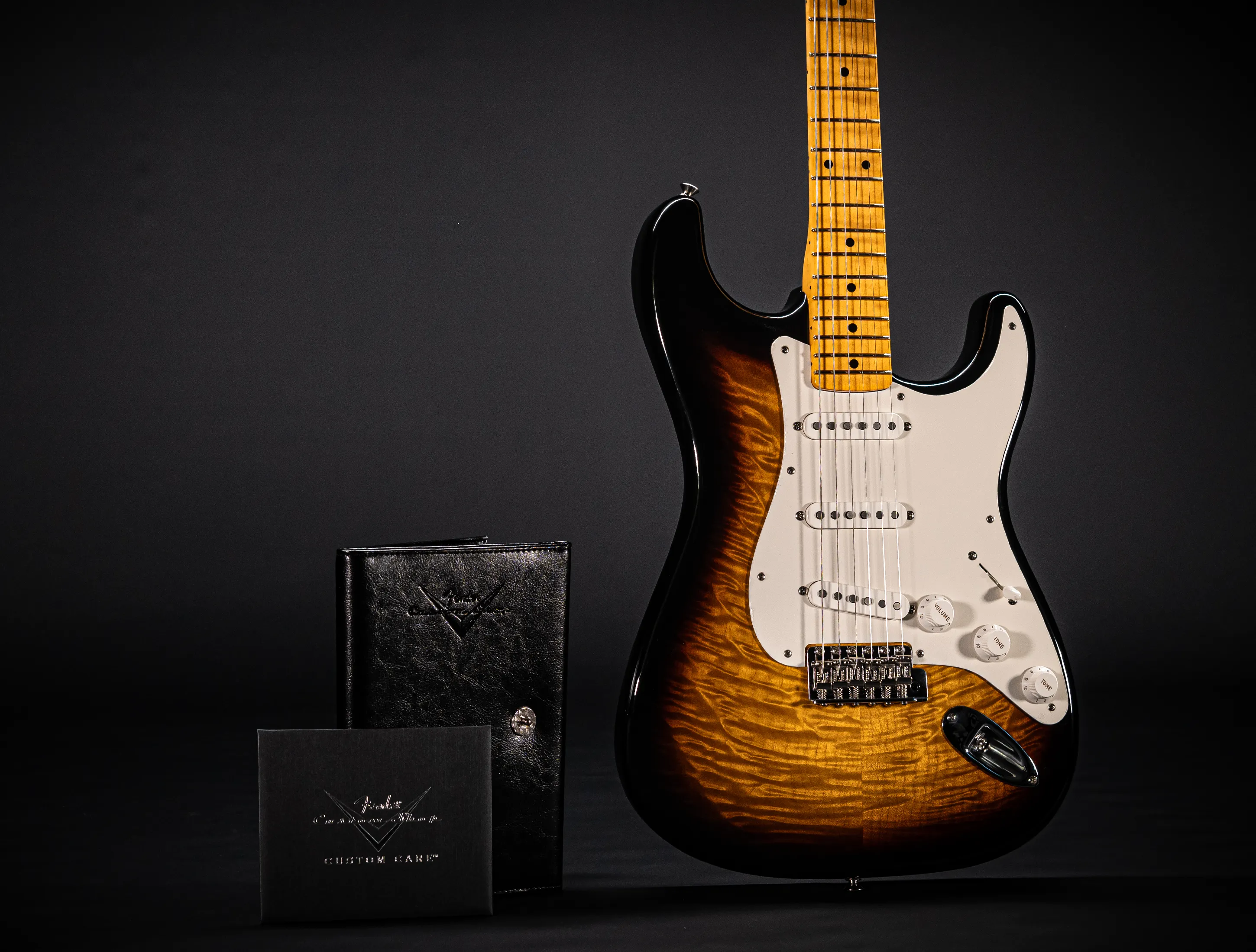 Fender MBD Limited 1957 Stratocaster Timeless NOS Flame Top - Sunburst
