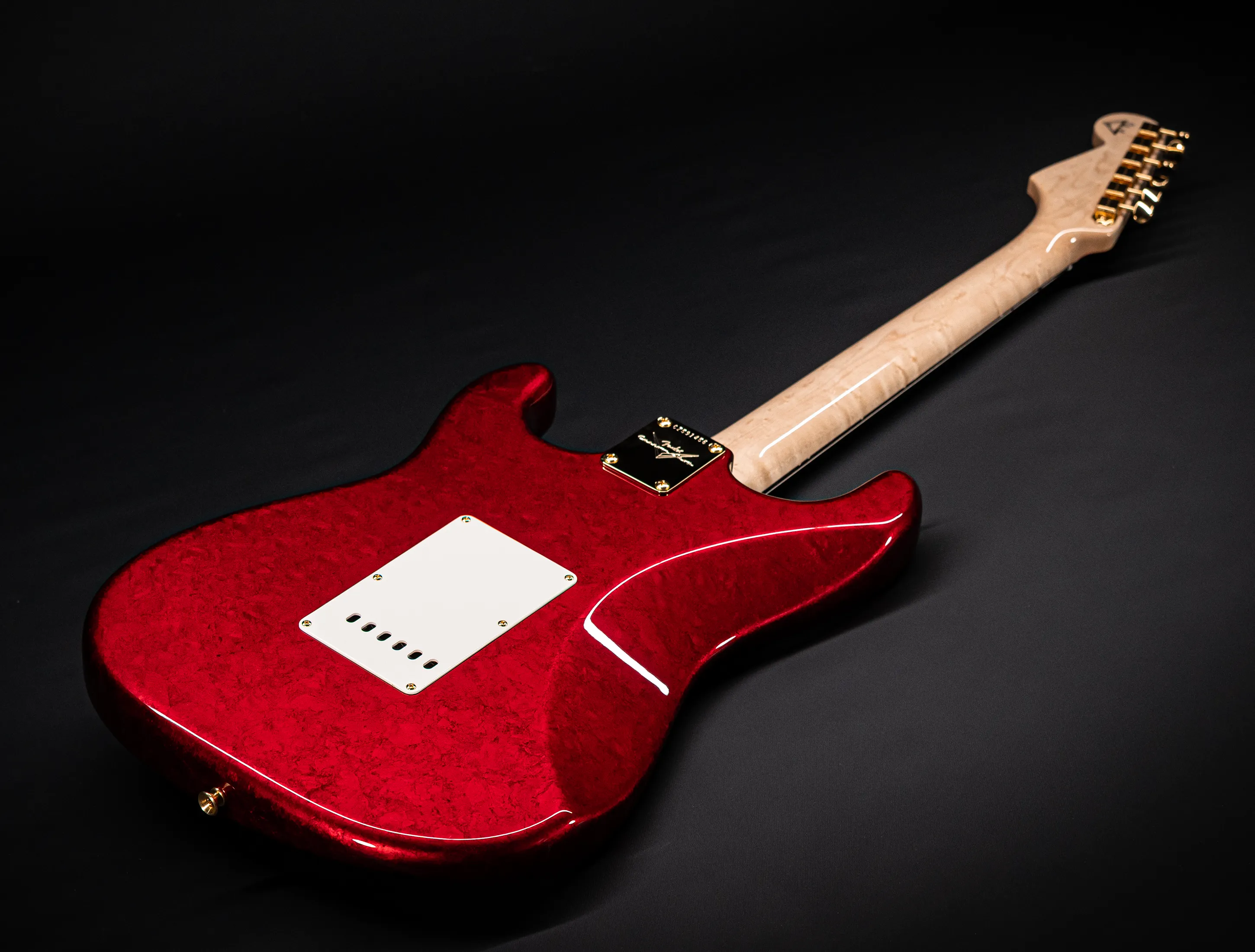 Fender Senior Masterbuilt Dale Wilson 1960 Stratocaster - Candy Apple Red Over 24K Gold Leaf
